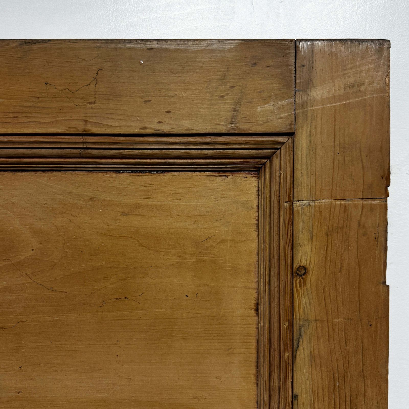 Antique Victorian 5 Panel Door   219cm X 95cm photo vintage
