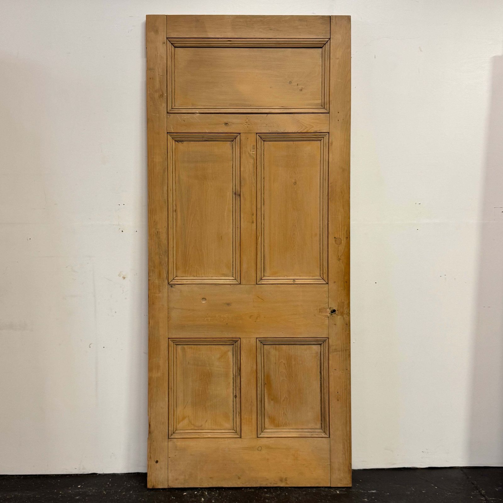 Antique Victorian 5 Panel Door   218cm X 94.5cm photo furniture