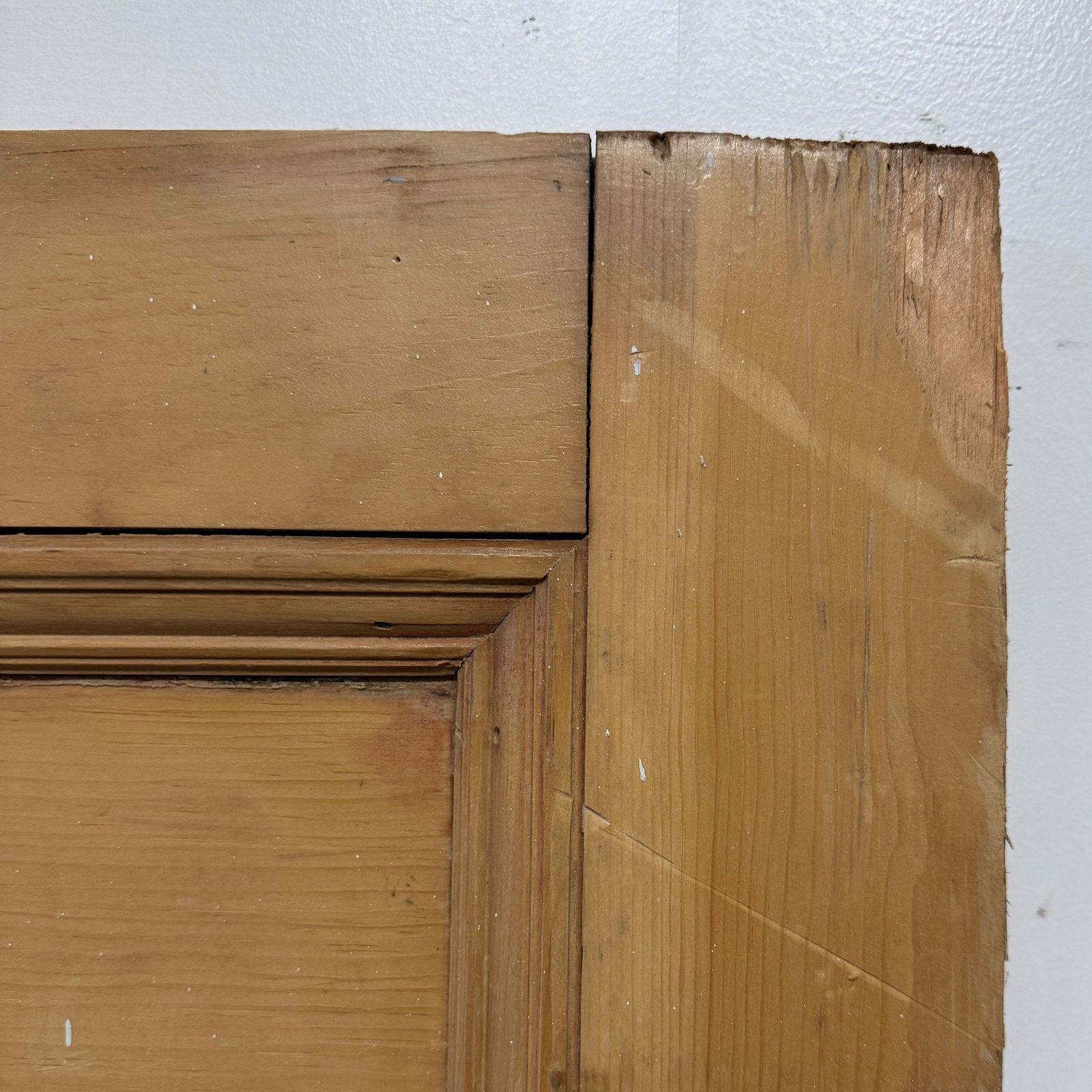 Antique Victorian 5 Panel Door   206cm X 89.5cm photo vinterior