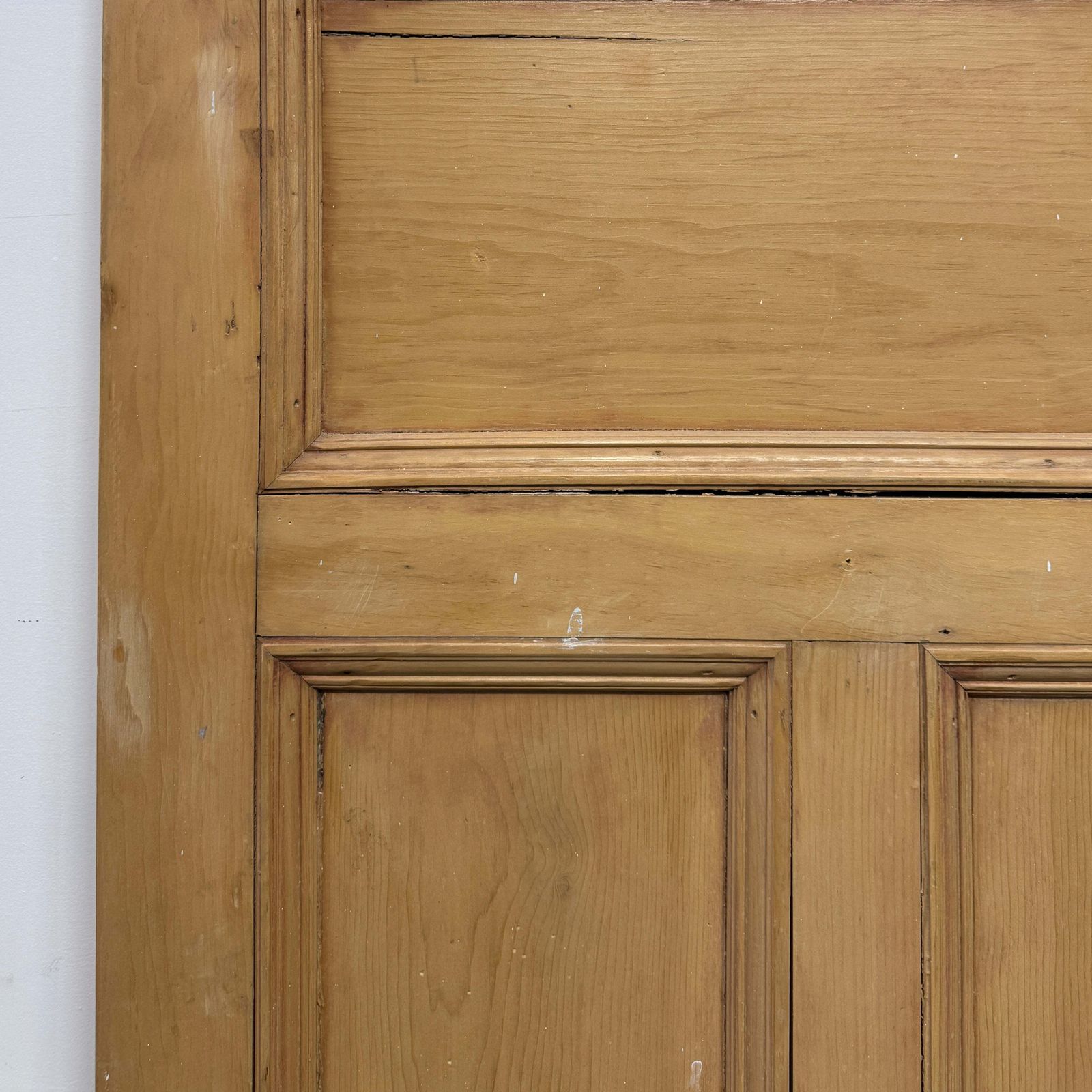 Antique Victorian 5 Panel Door   206cm X 89.5cm photo vintage