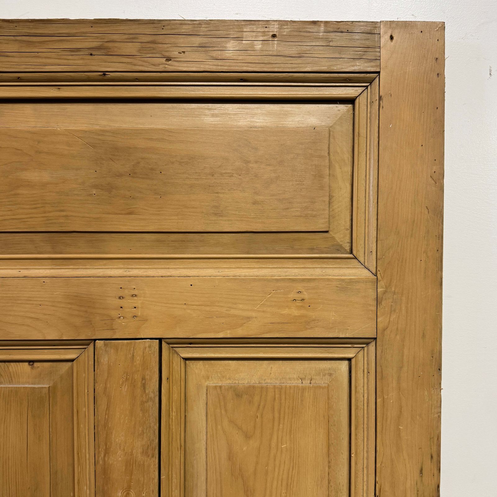 Antique Victorian 5 Panel Door   206cm X 96.5cm photo vinterior