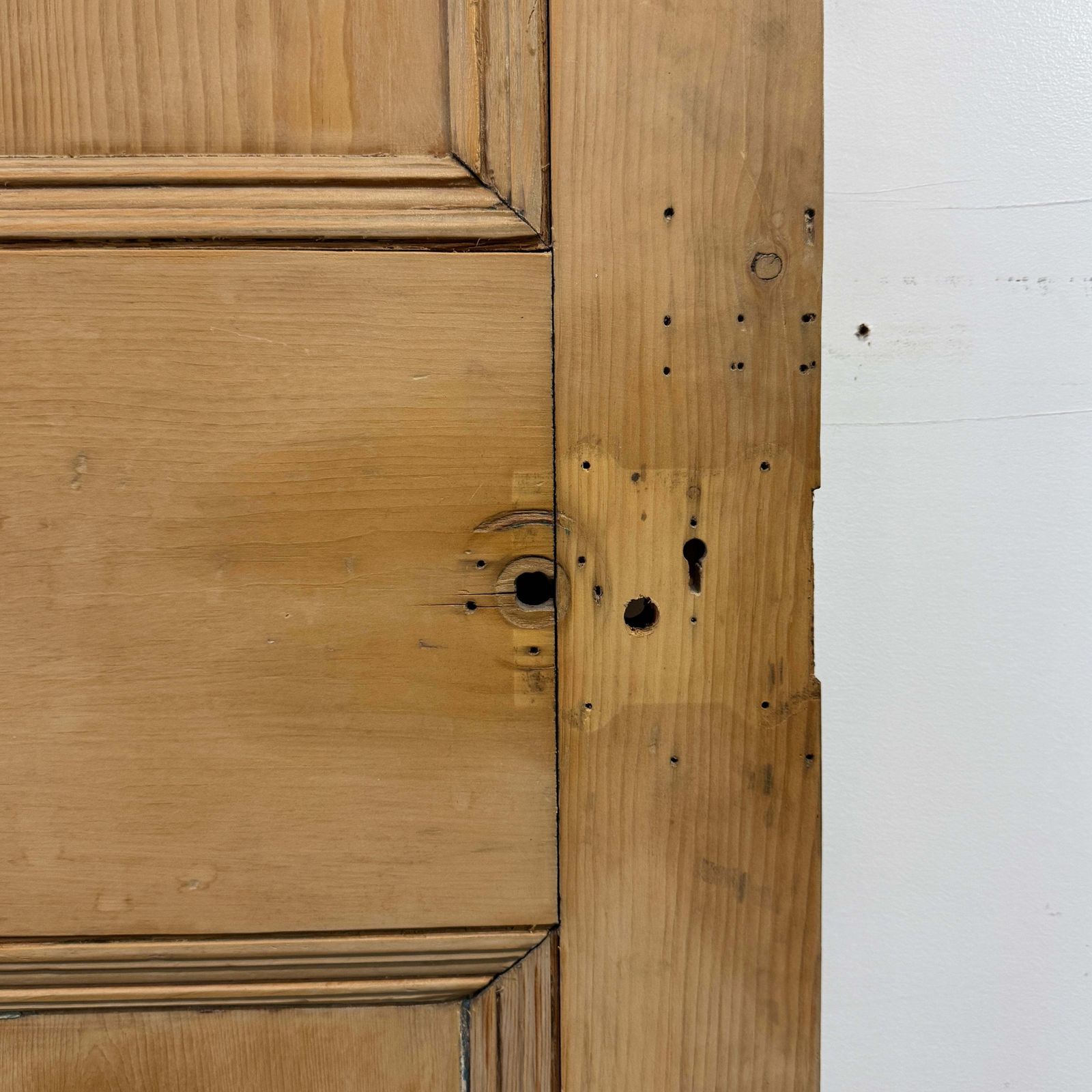 Antique Victorian 5 Panel Door   219.5cm X 95.5cm photo for sale