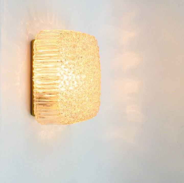 Mid Century Amber Bubble Glazen Plafondlamp Van Helena Tynell Voor Limburg, Duitsland, Jaren 1970 photo vintage