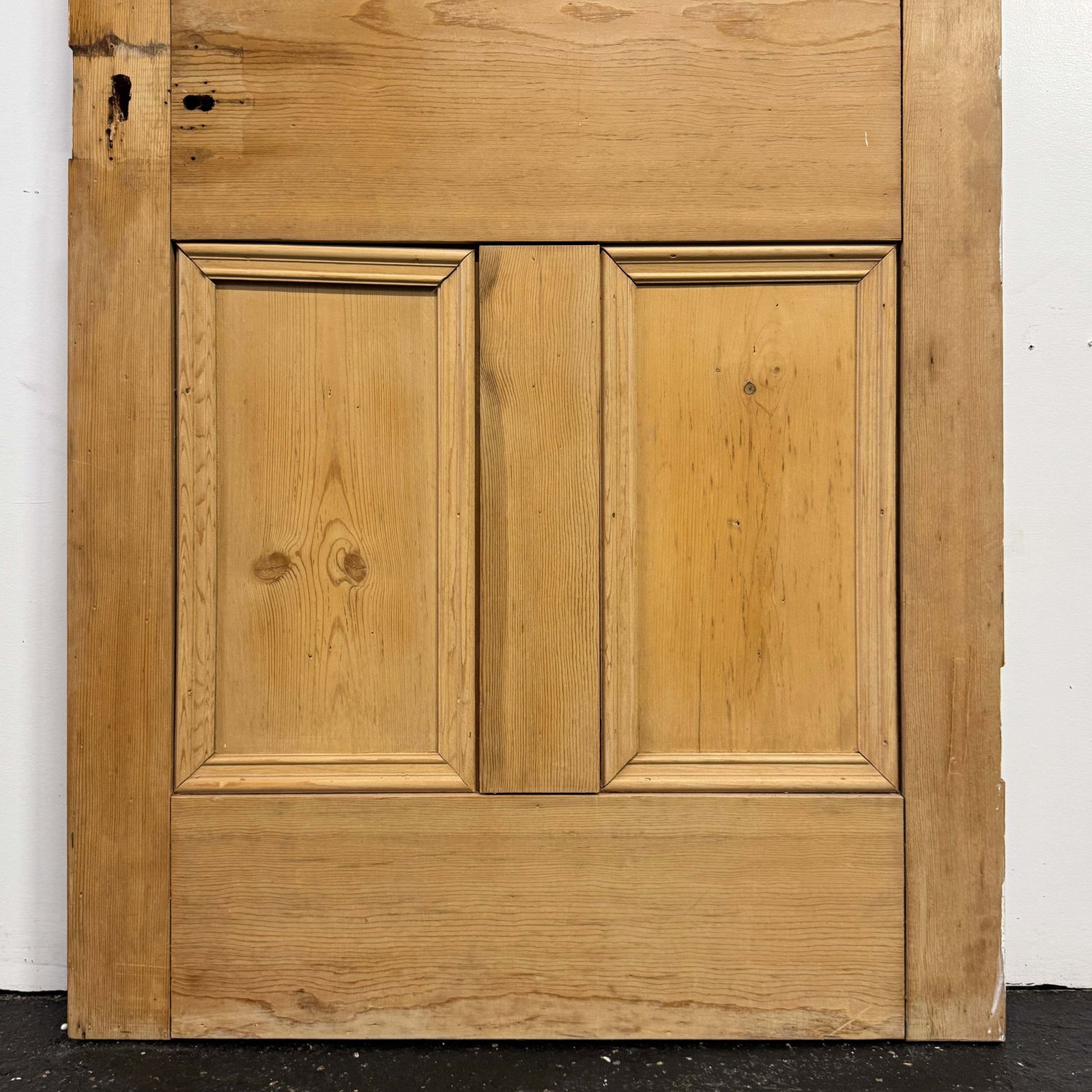 Antique Victorian 5 Panel Door   204cm X 83.5cm photo vinterior