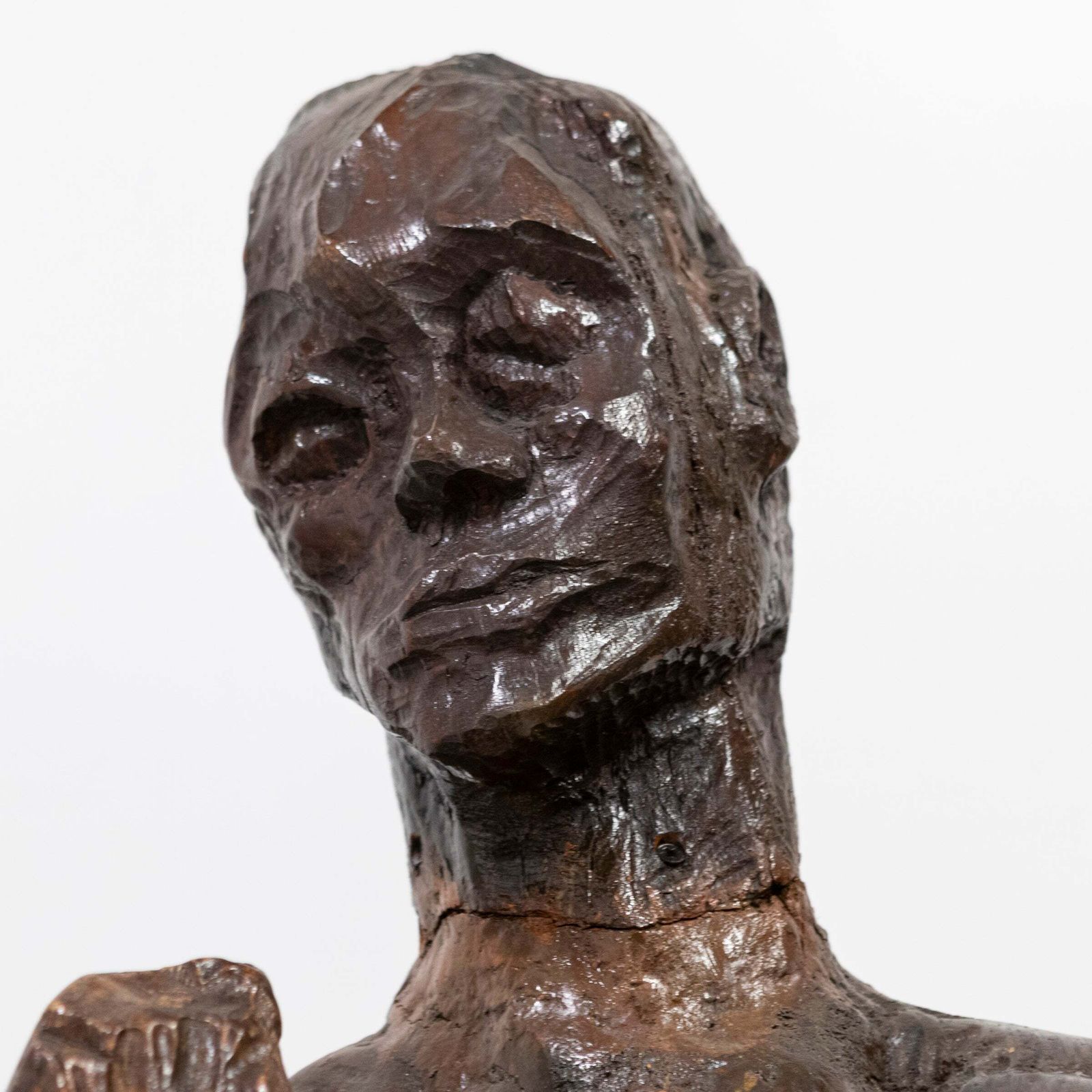Life Size Wooden Sculpture | Michael Gagashe Zondi photo vinterior