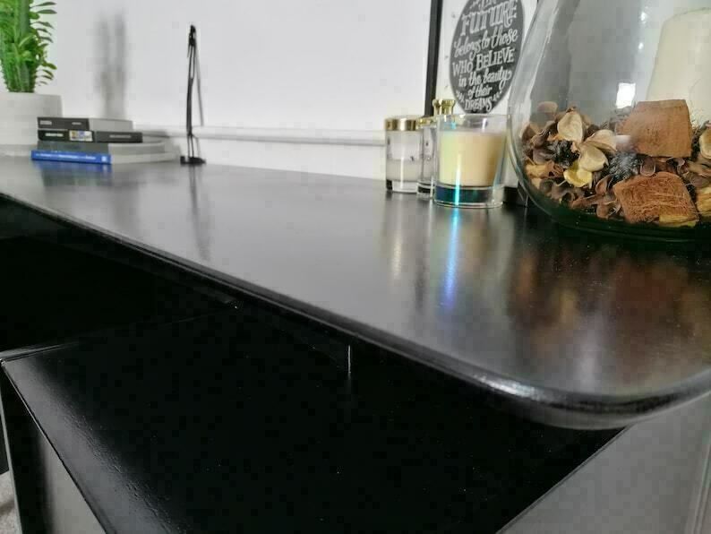 G Plan Dressing Table In Black And Gold photo for sale