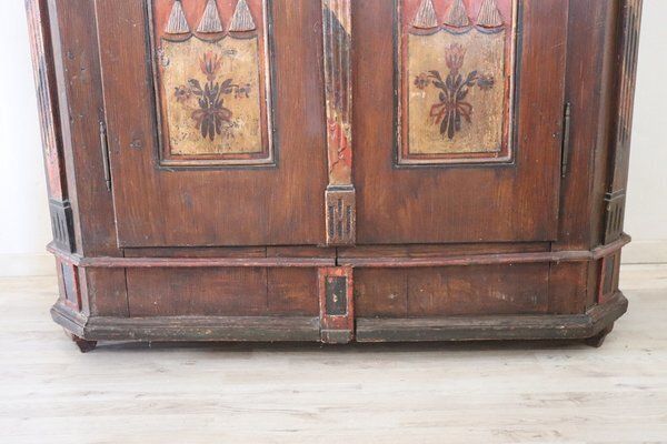 Antique Tyrolen Wardrobe In Pine, 1800s photo 6023.0