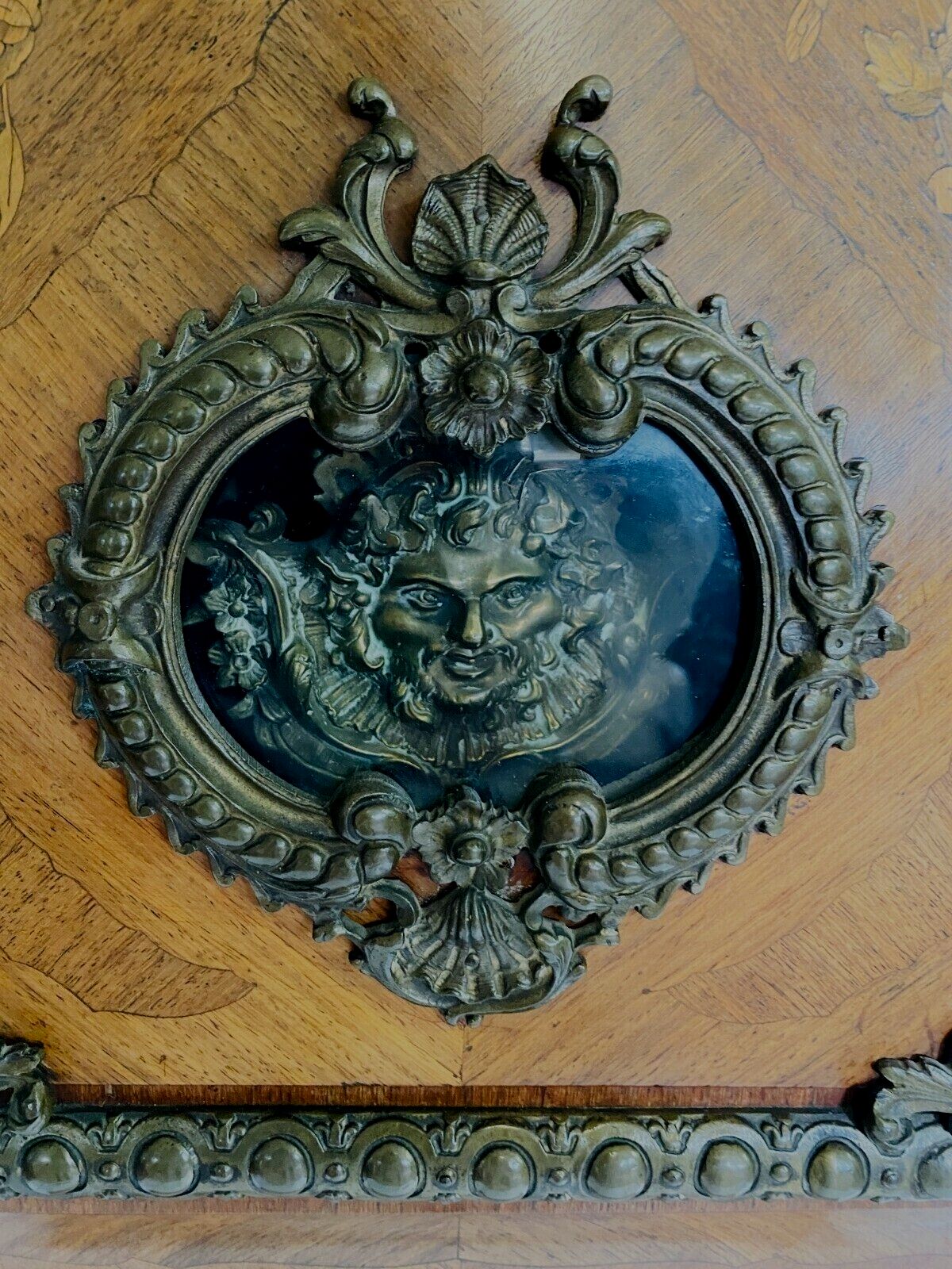 Louis XV Style Inlaid Beach Wood Regulator 20th Century photo for sale