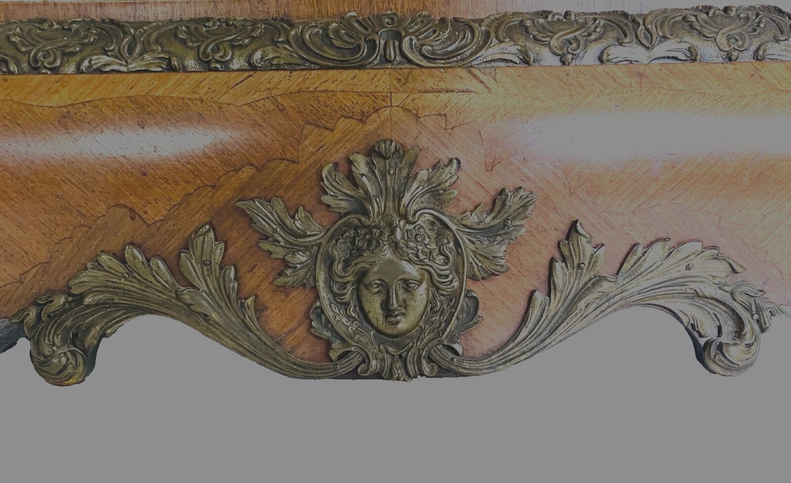 Home Decor Louis XV Style Inlaid Beach Wood Regulator 20th Century photo