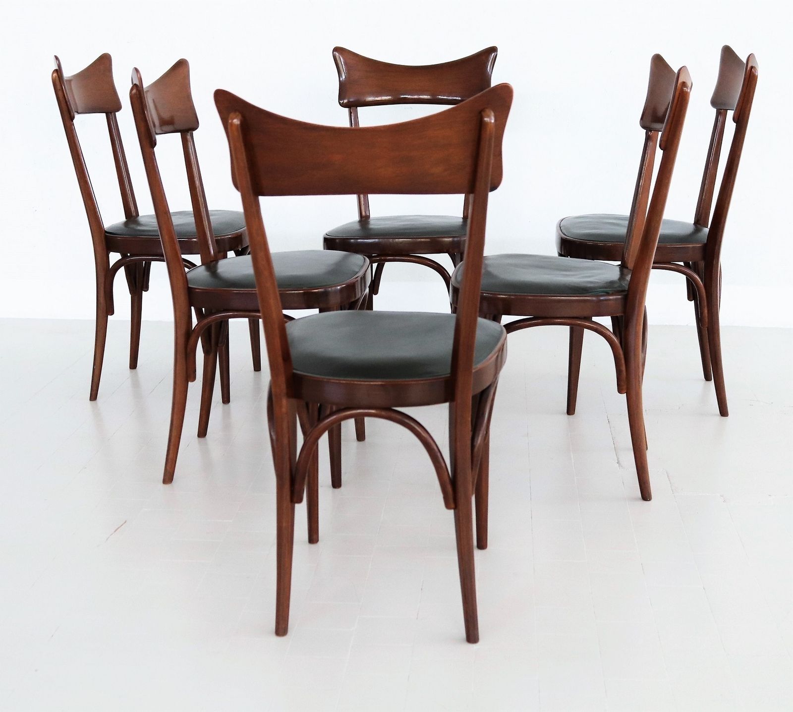Italian Midcentury Dining Room Chairs, Set Of Six photo furniture