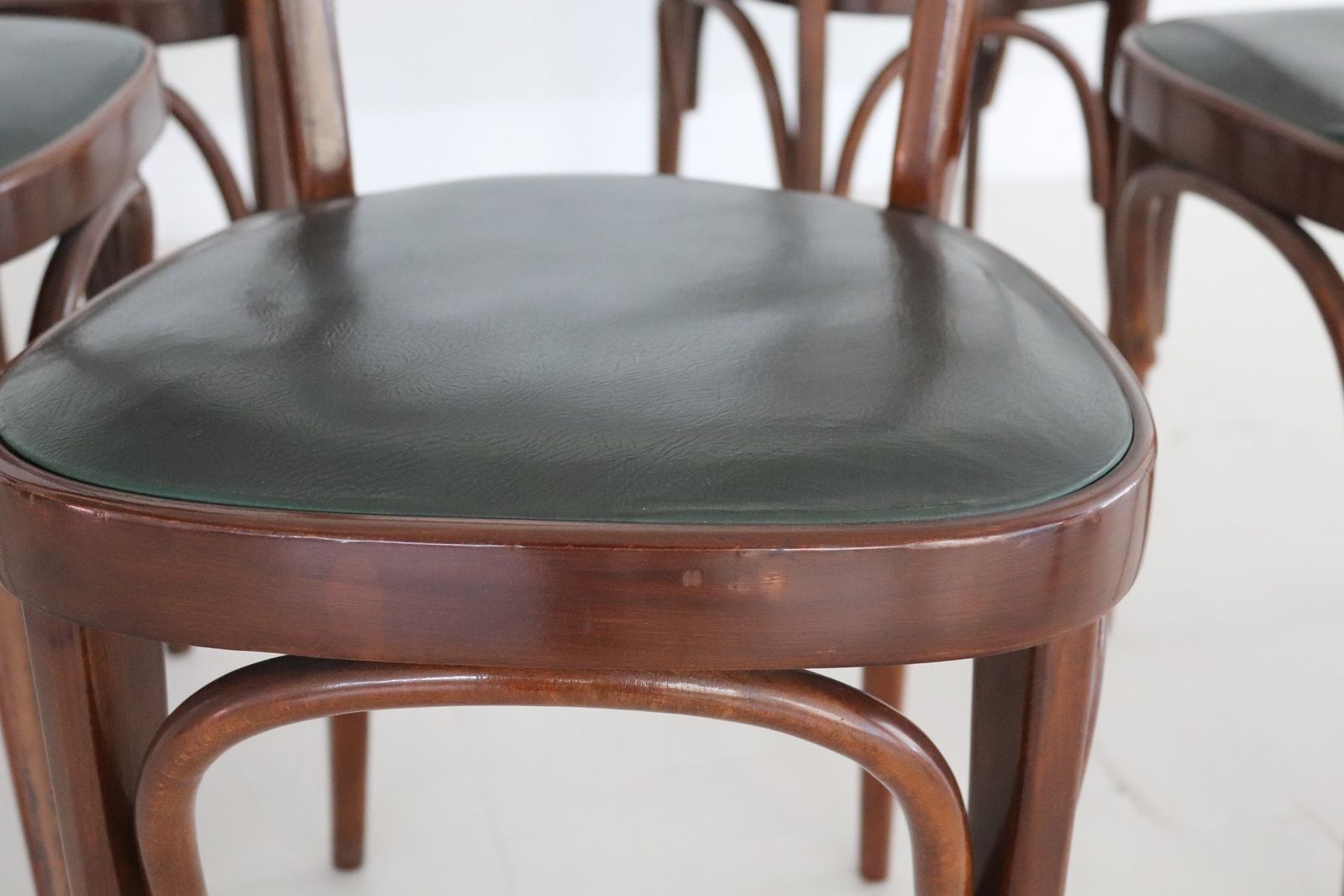 Italian Midcentury Dining Room Chairs, Set Of Six photo vintage