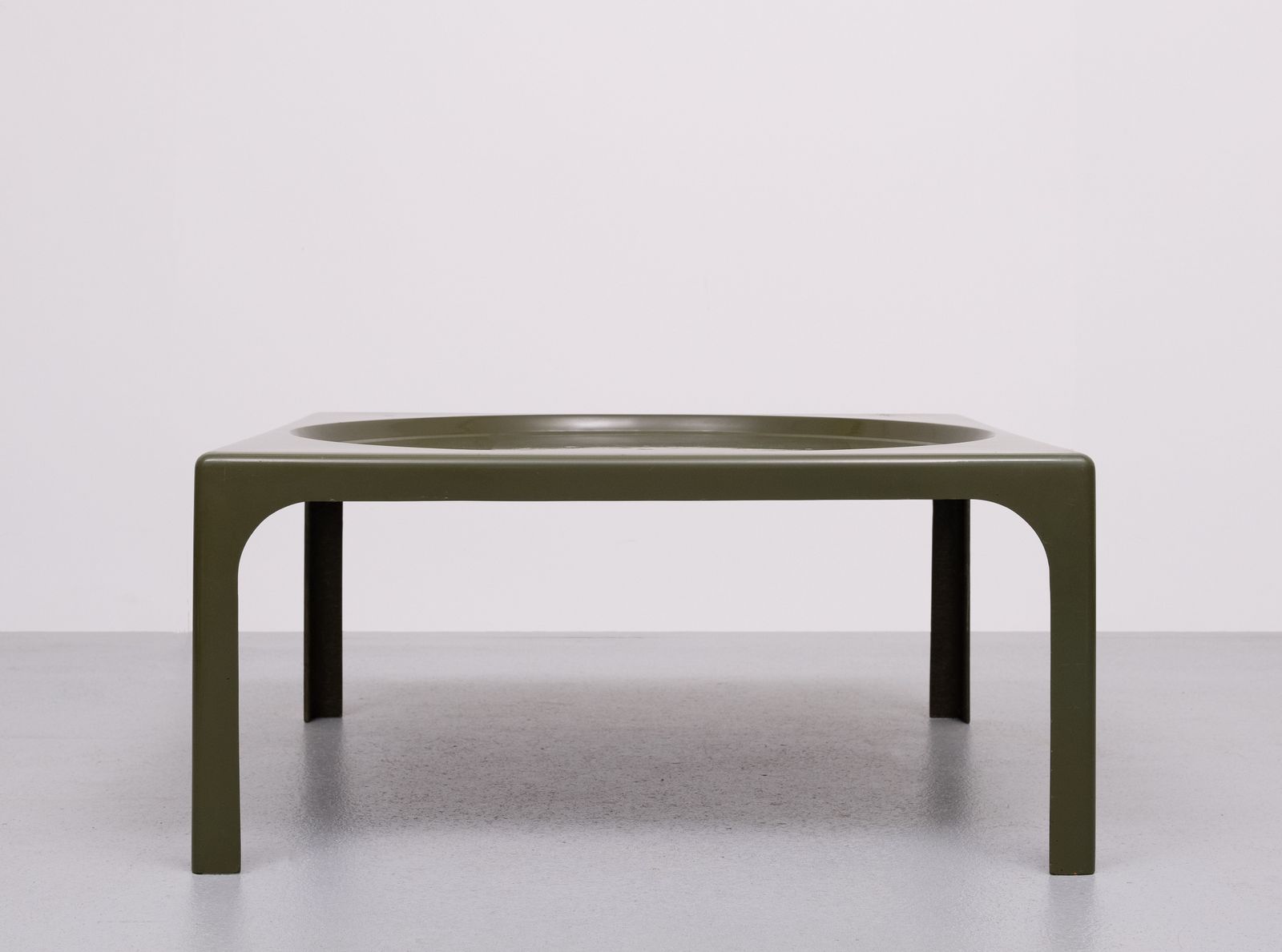 Marc Berthier Fiberglass Coffee Table 1970s France photo Furniture