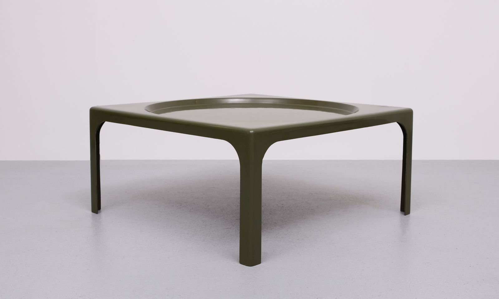 Marc Berthier Fiberglass Coffee Table 1970s France photo vinterior