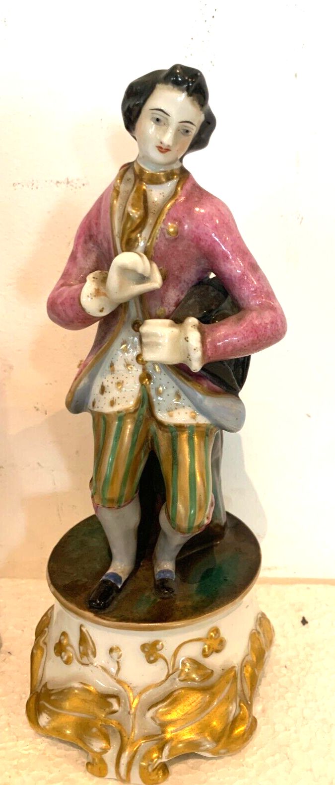 Pair Of Polychrome Porcelain Tulips 20th Century photo vinterior