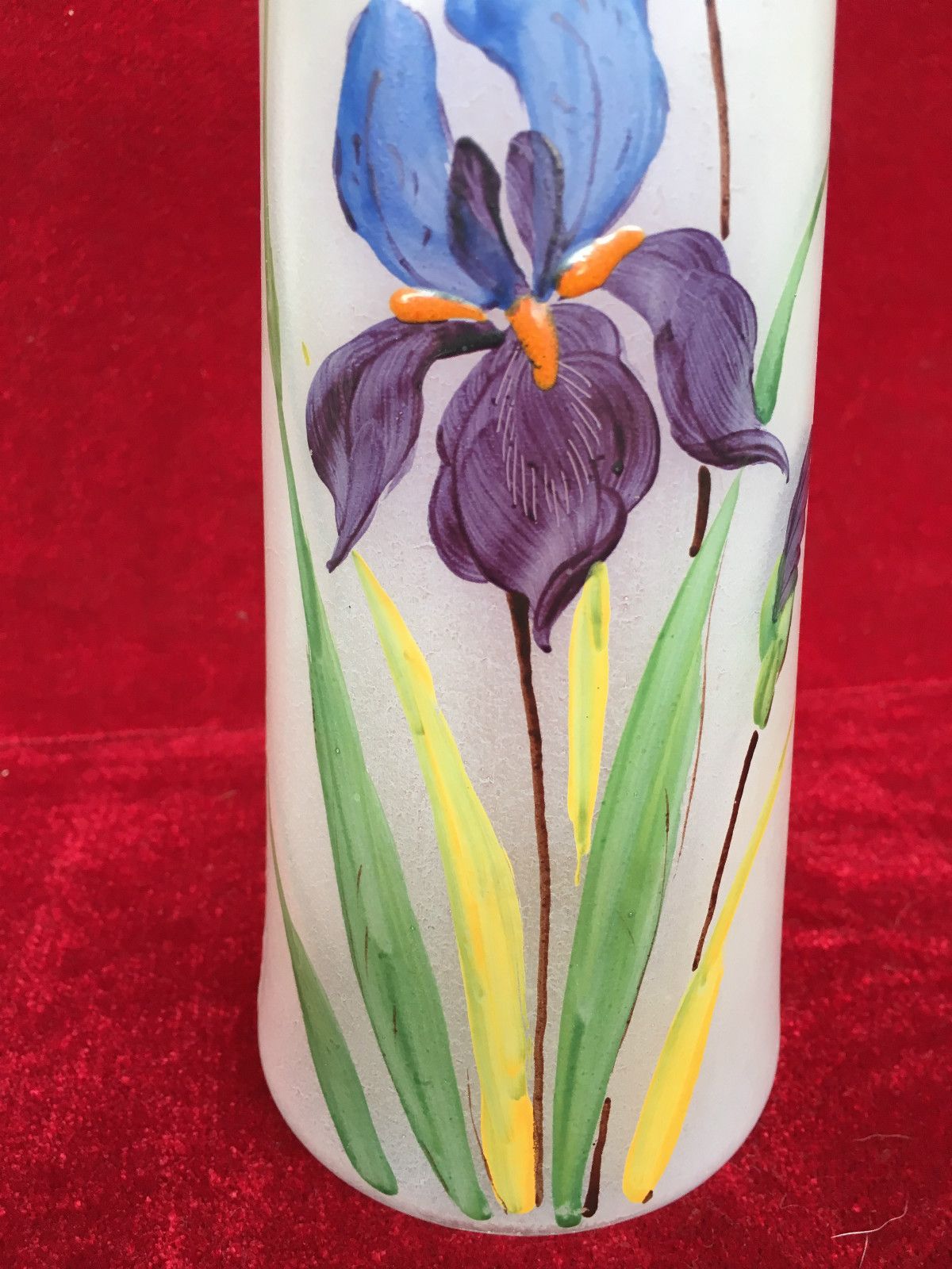 Vases En Verre émaillés /Verreries Emaillée / Vases En Pate De Verres photo for sale