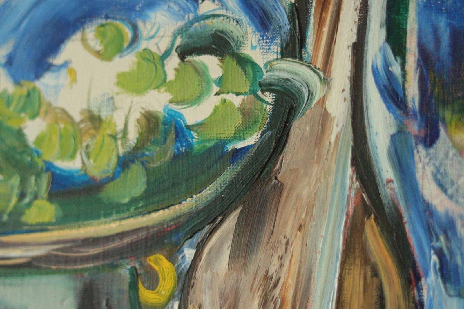 photo furniture Original Swedish Oil On Panel – Still Life By Martin Sjöblom – Vintage & Framed, 52 X 50 Cm (20.5 X 19.7 In)