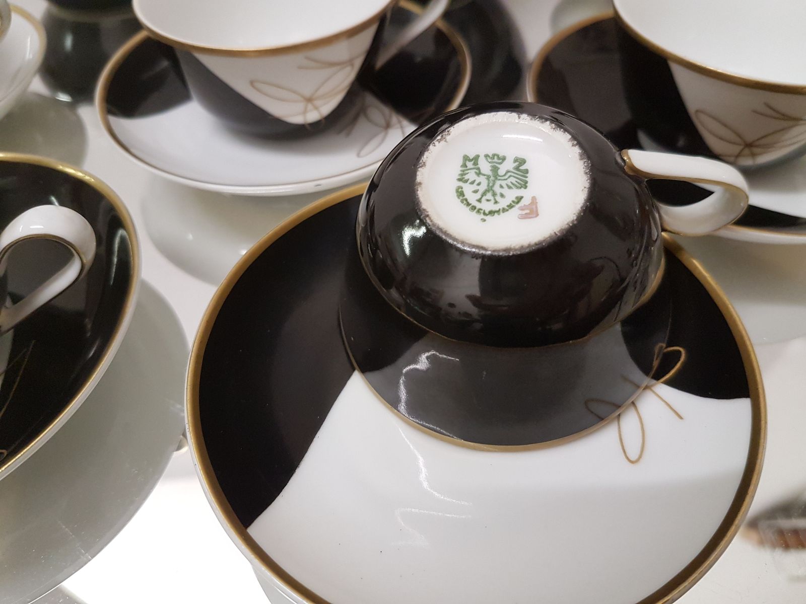 Coffee Set "Black & White " / Moritz&Zdekauer Jaroslav Ježek photo Home Decor