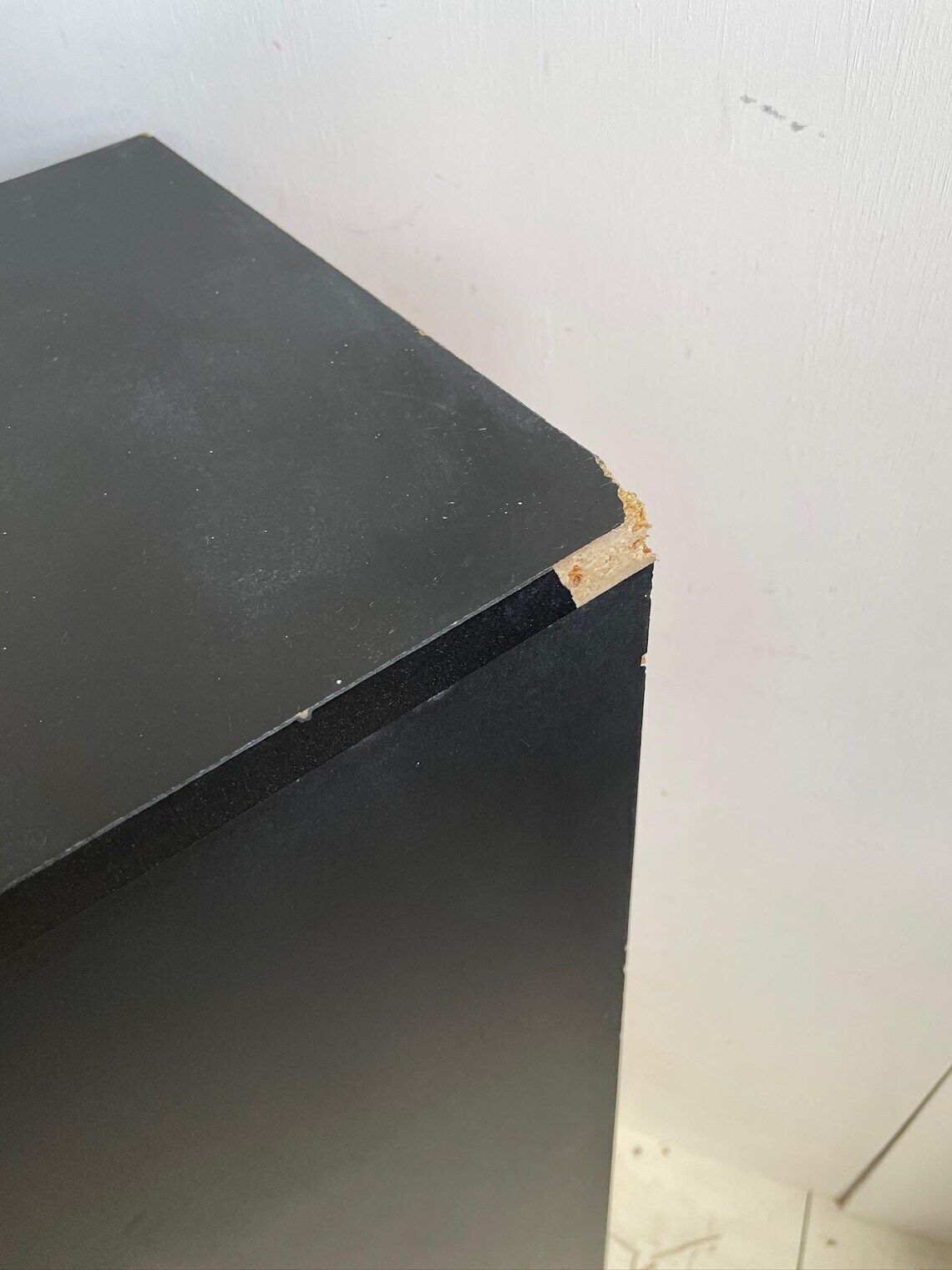 Vintage Vajer Wavy Curvy Tallboy Chest Of Drawers In Black By Jelinek For Ikea In Mid 90s photo buy