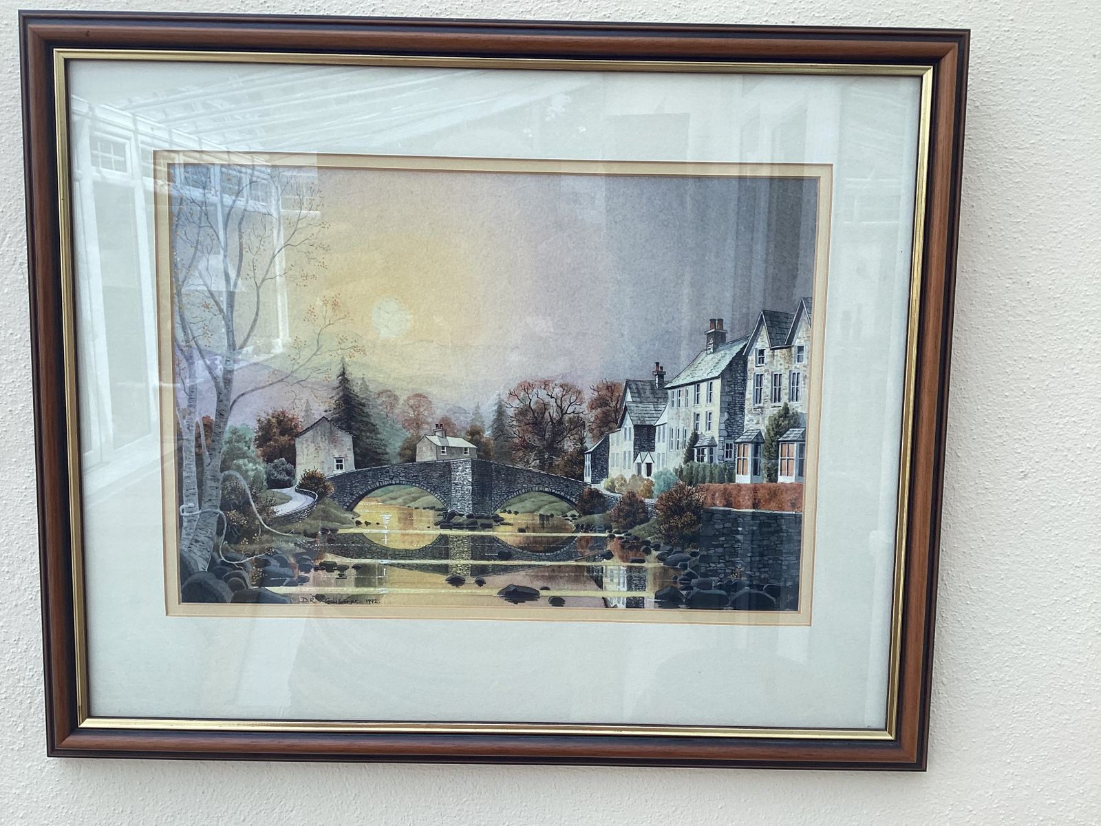 Original Painting By G.R.Gawsthorpe Yorkshire Artist photo furniture