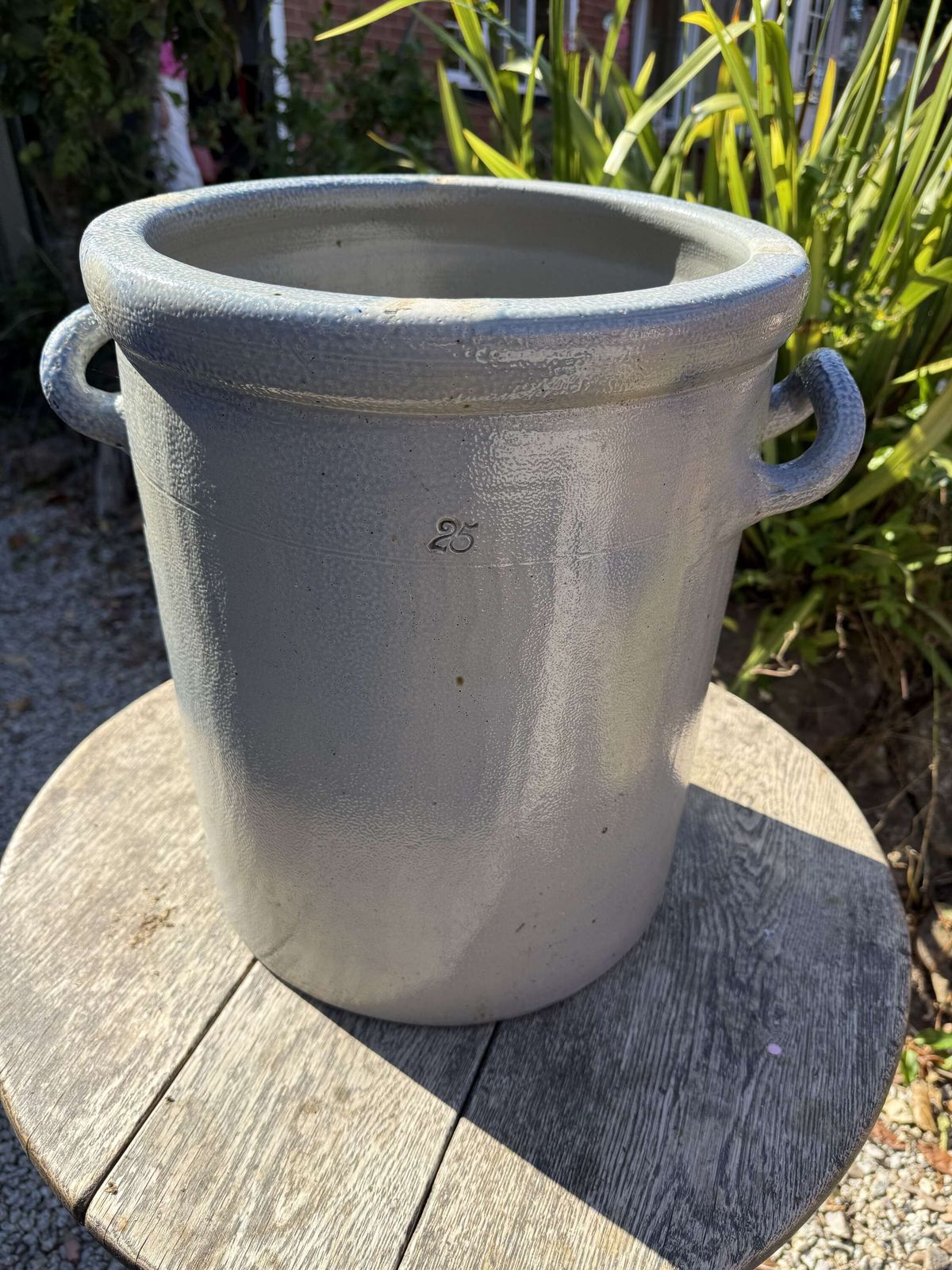 Large French 25 Ltr Confit Pot photo buy
