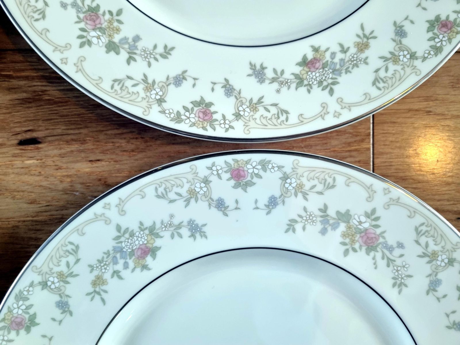 Royal Doulton Dinner Plates Romance Collection Diana Tableware, Set Of 6 Dishes 10.5" 27cm, English Fine Bone China photo furniture