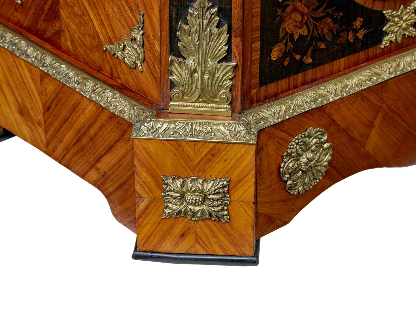 photo buy 19th Century Louis XVI Style Ormolu Mounted Marquetry Side Cabinet