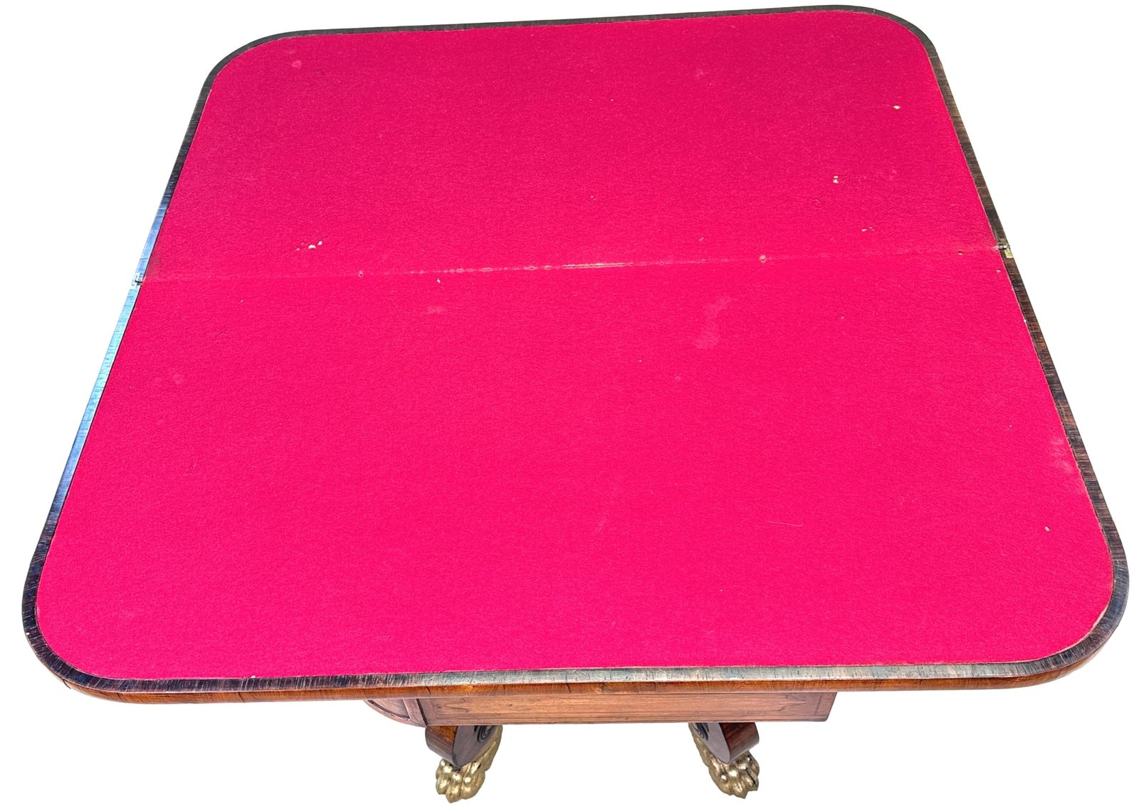 Regency 19th Century Kingwood Card Table (England, Circa 1825) photo Furniture