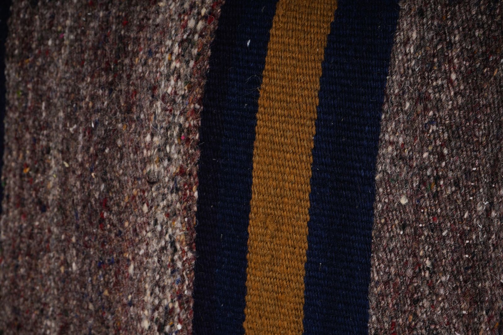 Striped Design Turkish Anatolian Kilim Pillow Cover, Square Decorative Organic Wool Pillow, Home Decoration Cushion photo furniture