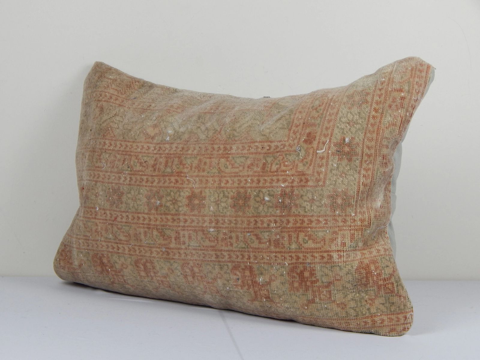 Muted Turkish Lumbar Cushion Cover photo for sale