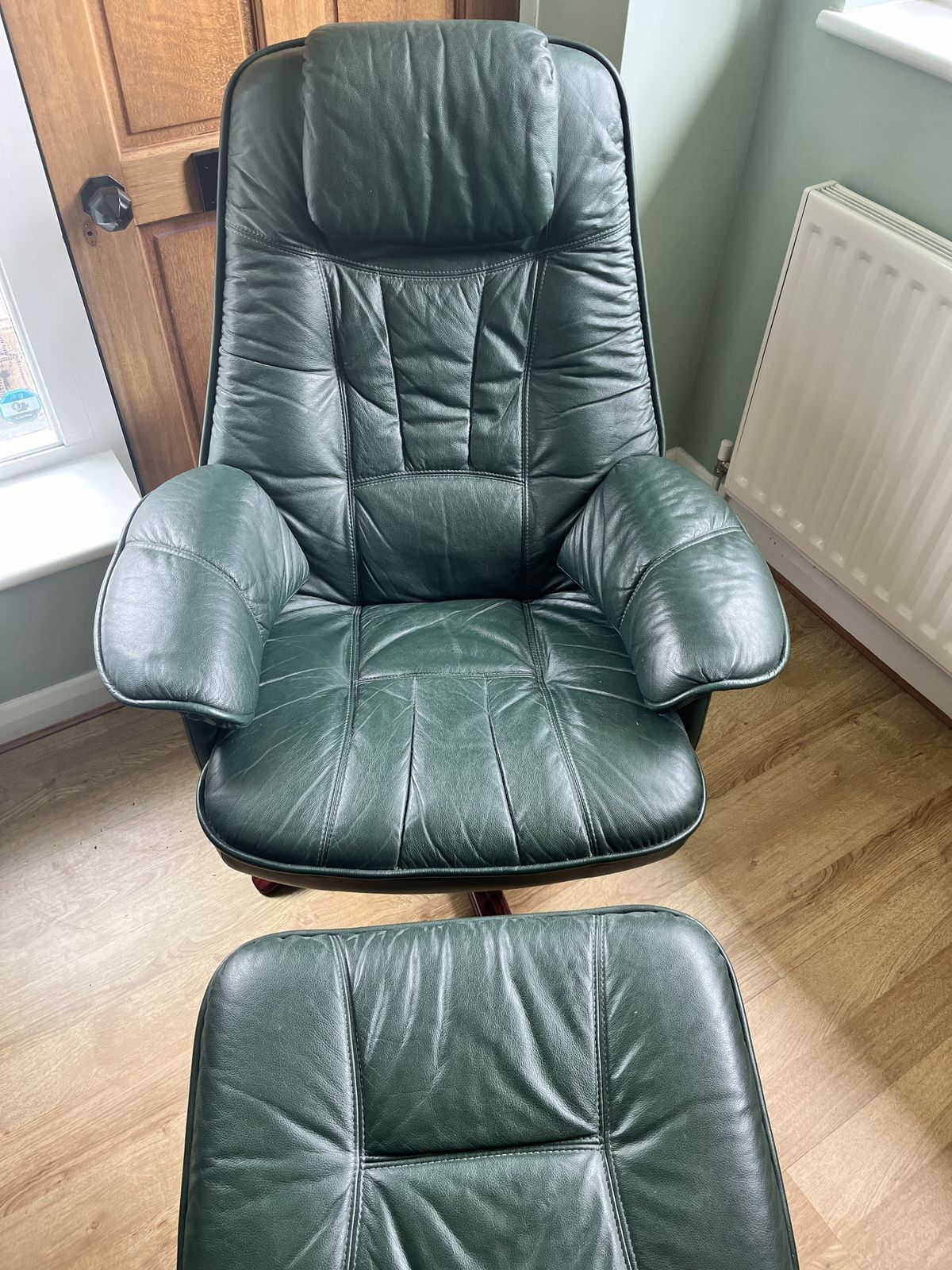 2 X Daneway Easychair Bison Recliner Chair & Foot Stool photo Furniture