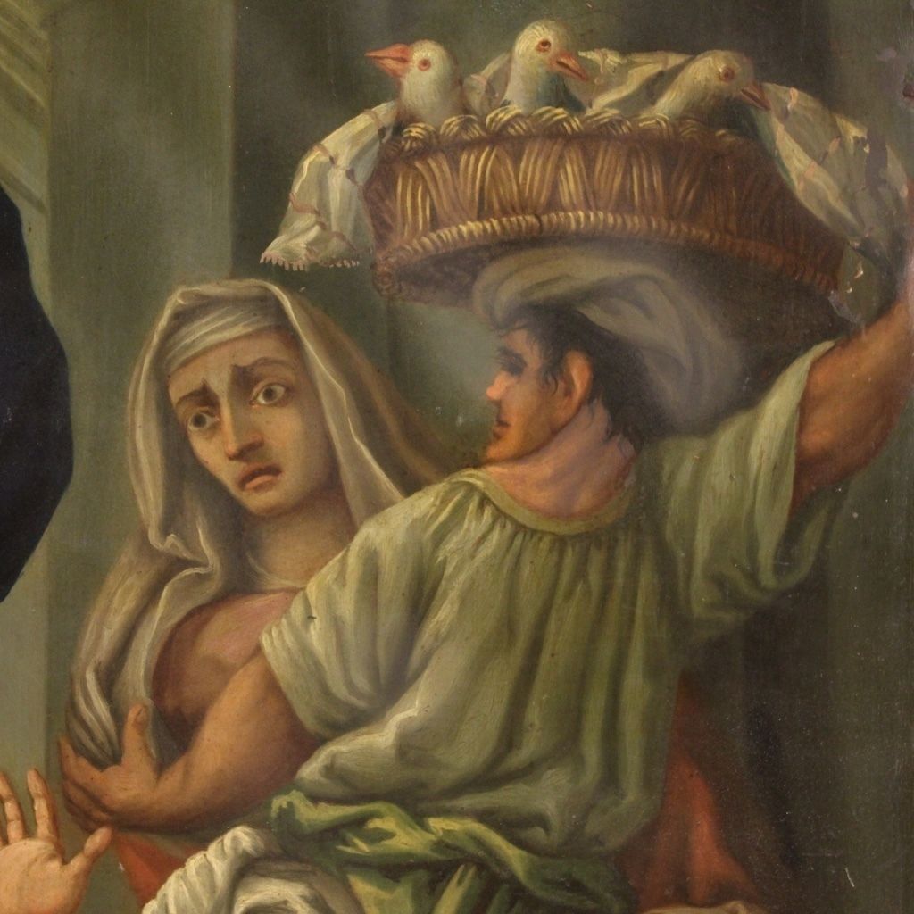 Religious Painting Oil On Copper From The 19th Century photo 2250.0