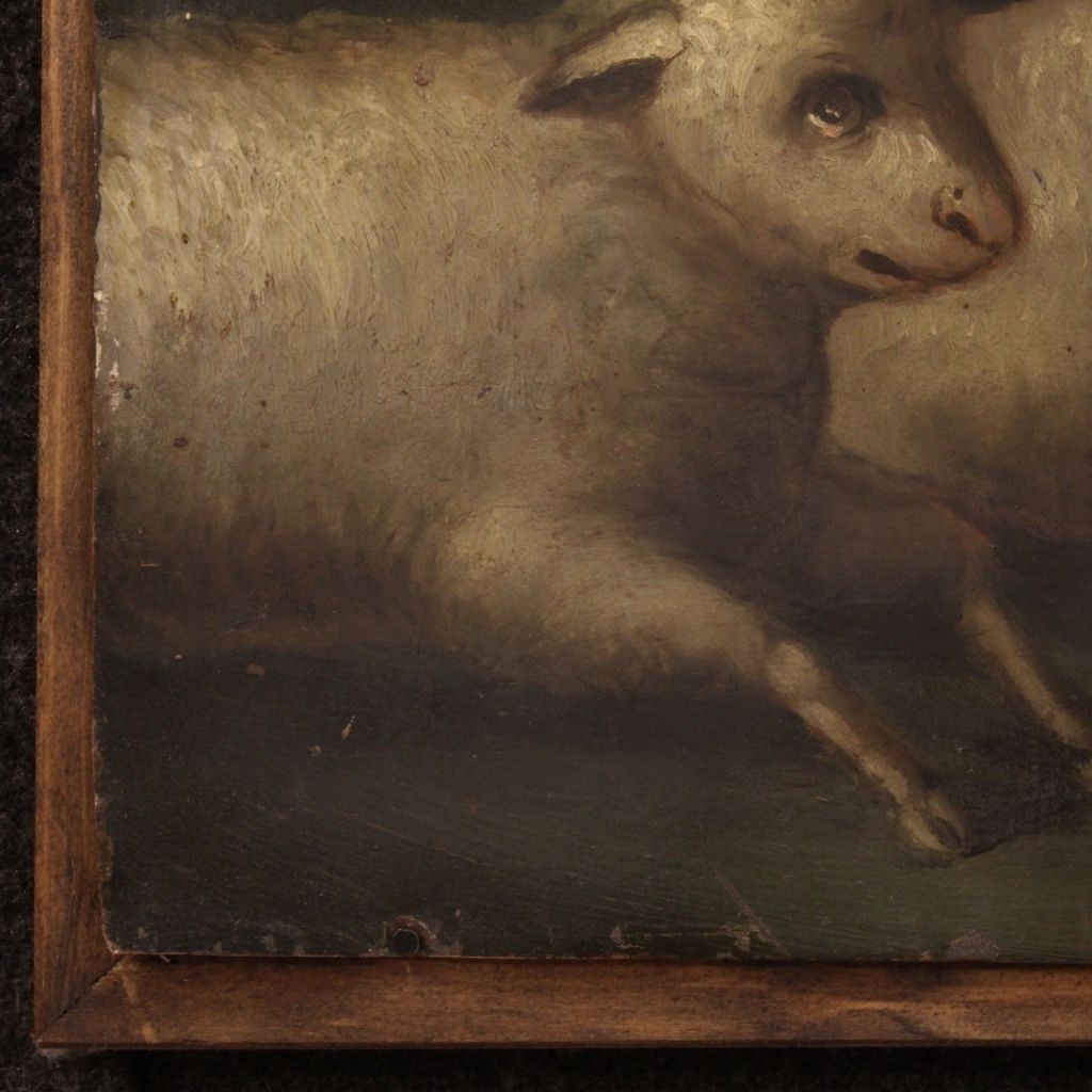 Religious Painting Oil On Copper From The 19th Century photo buy