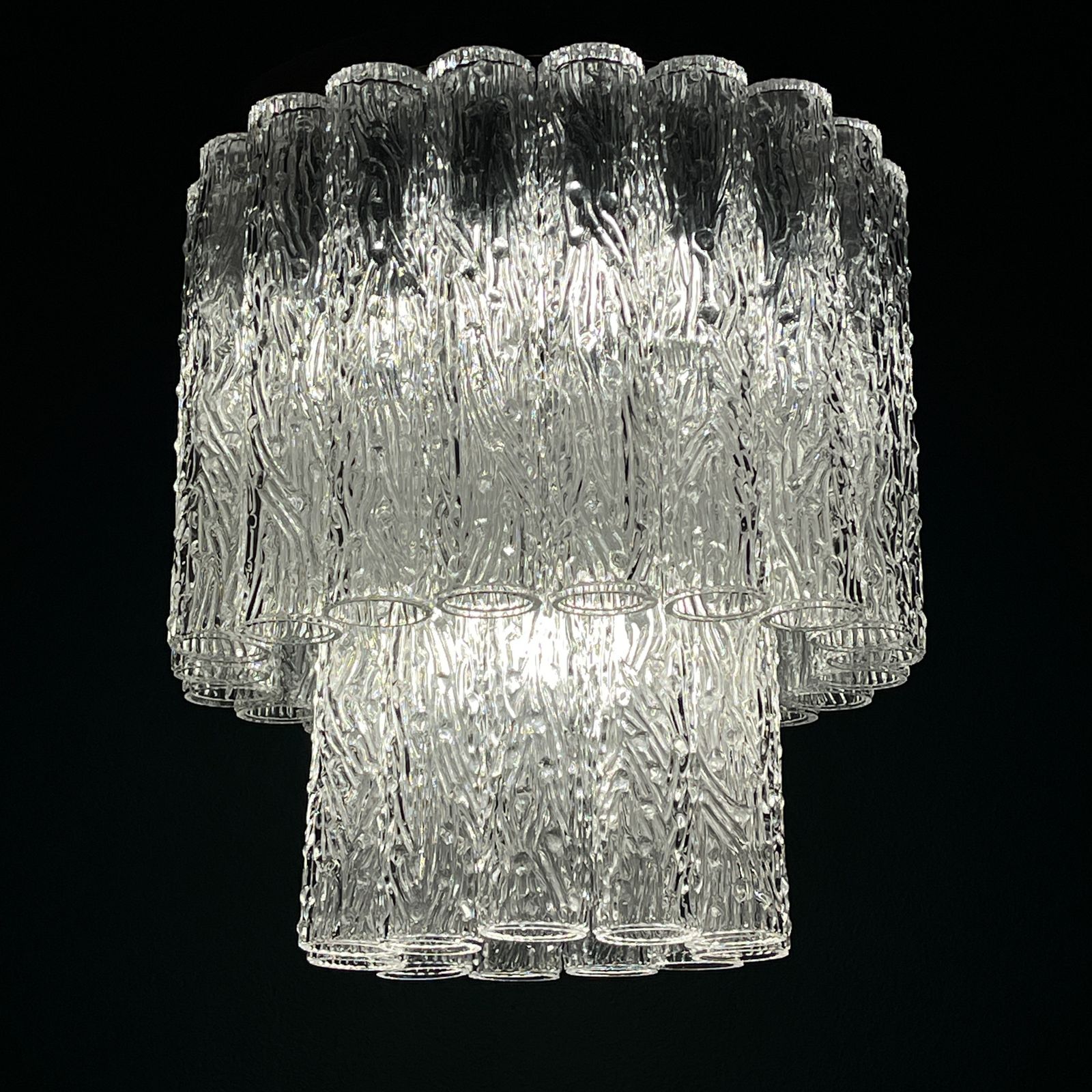 photo buy Classic Murano Chandelier Tronchi By Venini, Italy 1960s