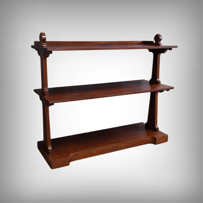 Victorian Mahogany Serving Trolley, England – Part 2 Of The 19th Century