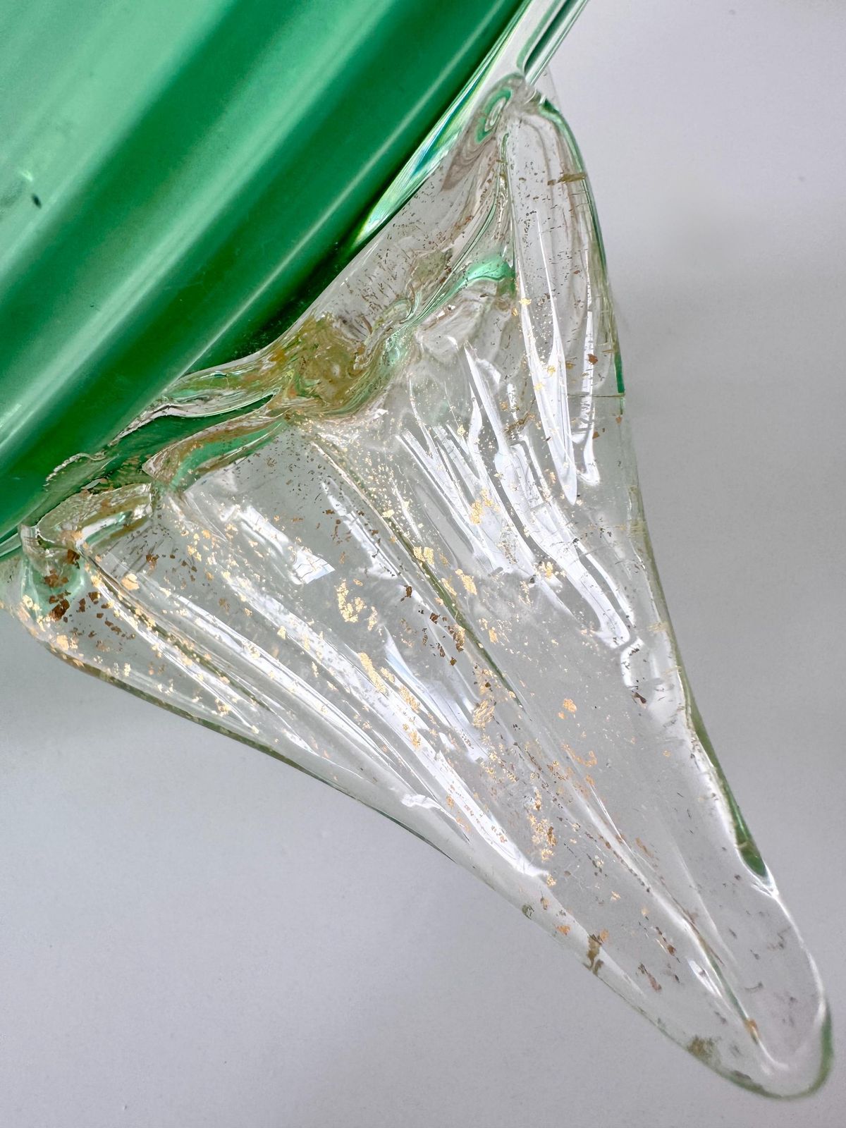 photo furniture Vintage Murano Glass Fish, Green Glass Fish Ornament