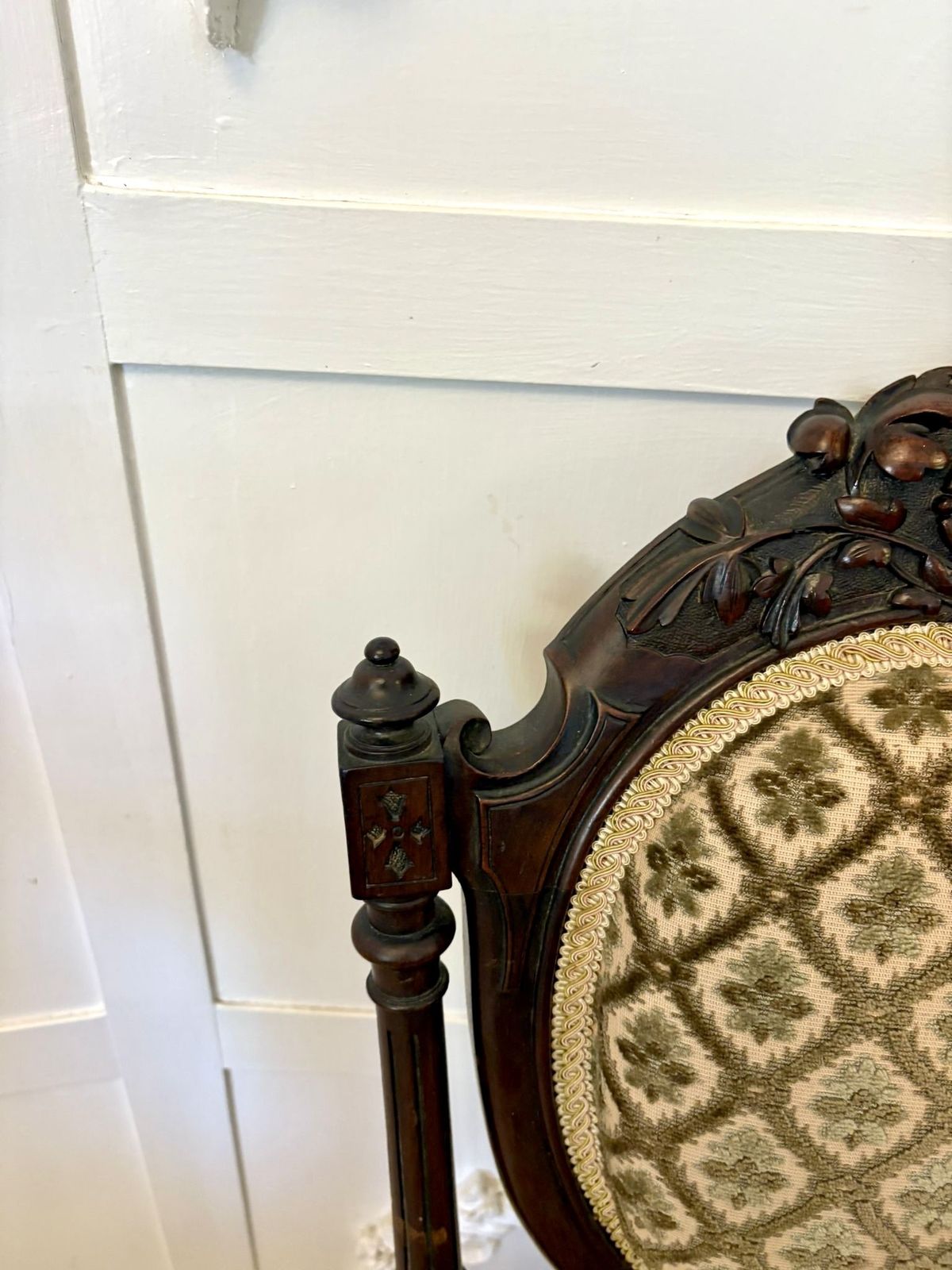 photo furniture Exhibition Quality Antique 19th Century Carved  Walnut 9 Piece Suite