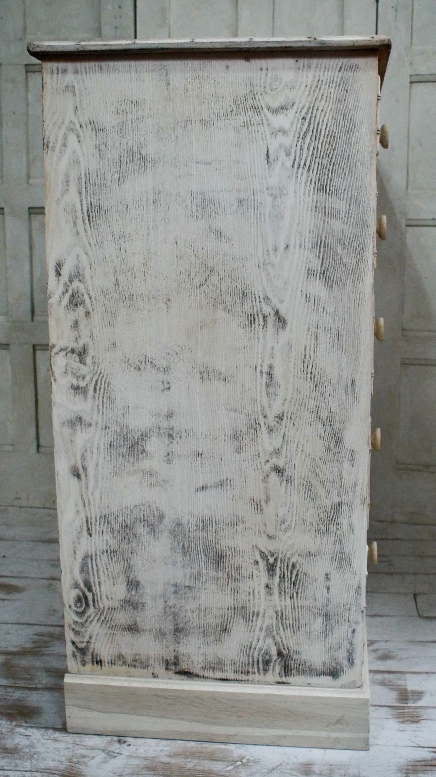 Rare Howard & Sons Bleached Ash Chest Of Drawers photo vintage