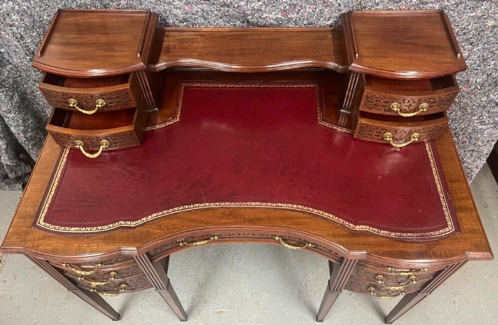 Edwards & Roberts Mahogany Desk photo for sale