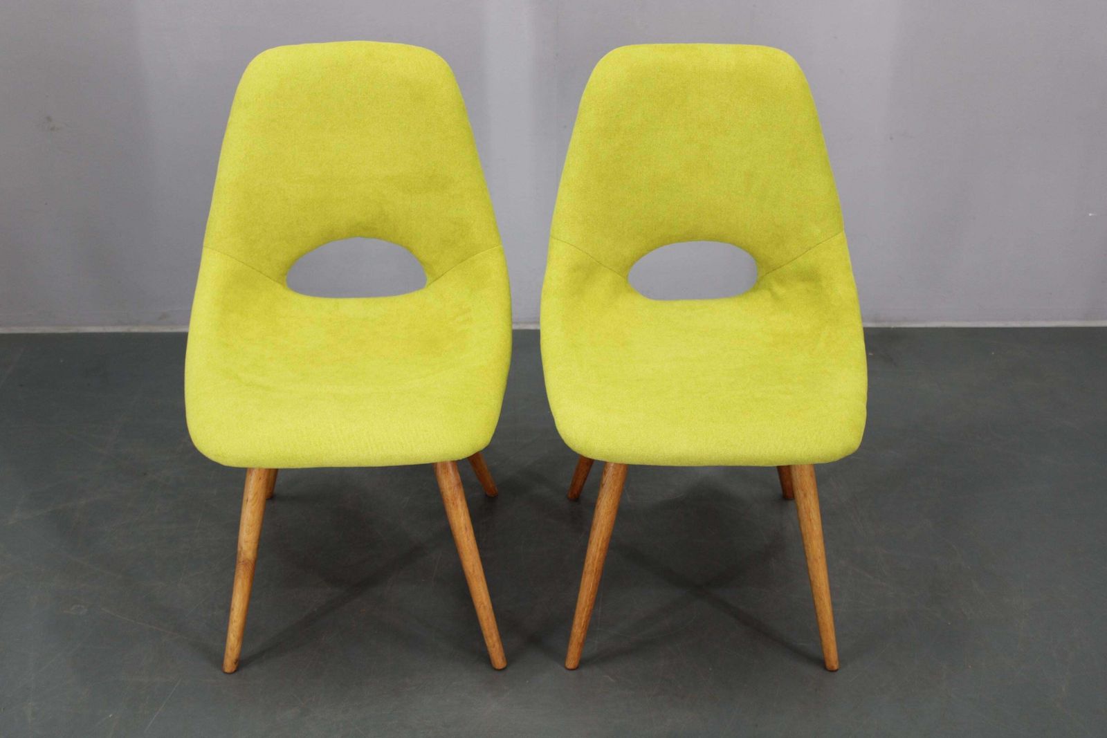 1960s Miroslav Navratil Fiberglass Shell Lounge Side Chairs, Czechoslovakia photo Furniture