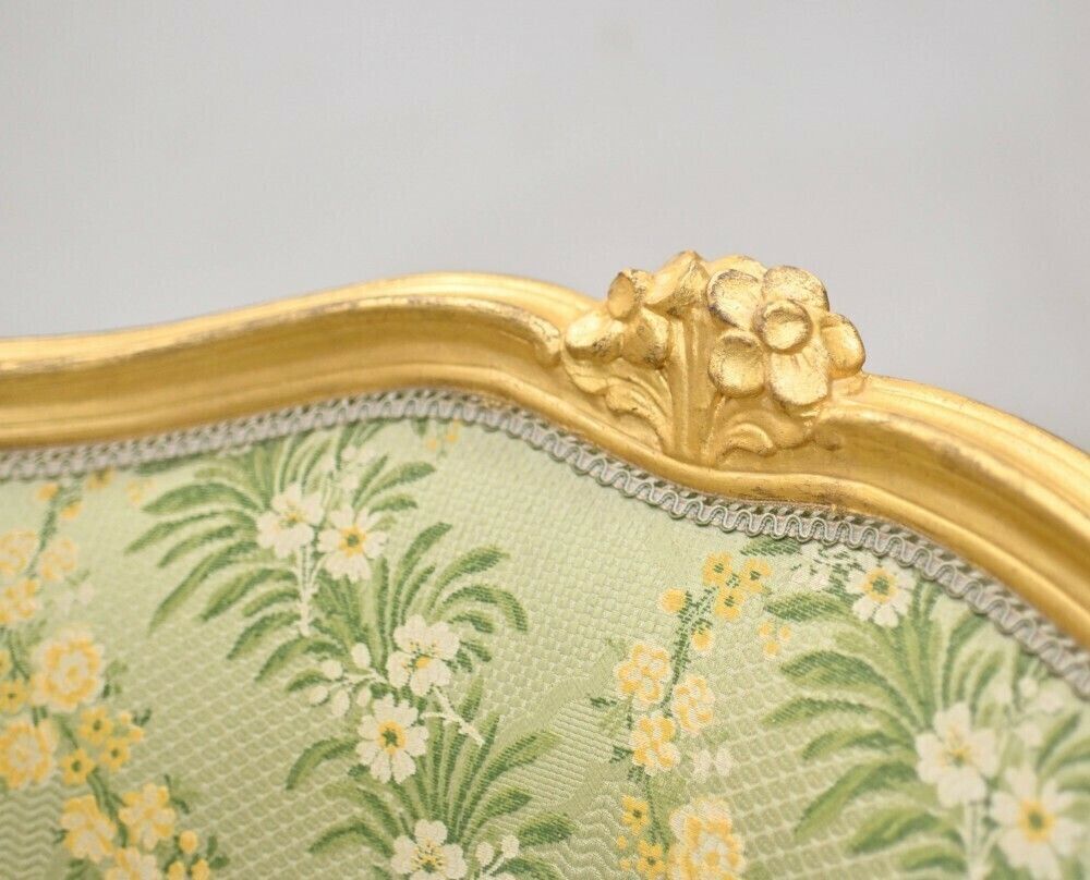 Pair Gilt Arm Chairs French Fauteuils 1920 Tub photo Furniture