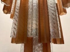 Murano Glass Tube  Chandelier 1970’s photo Lighting