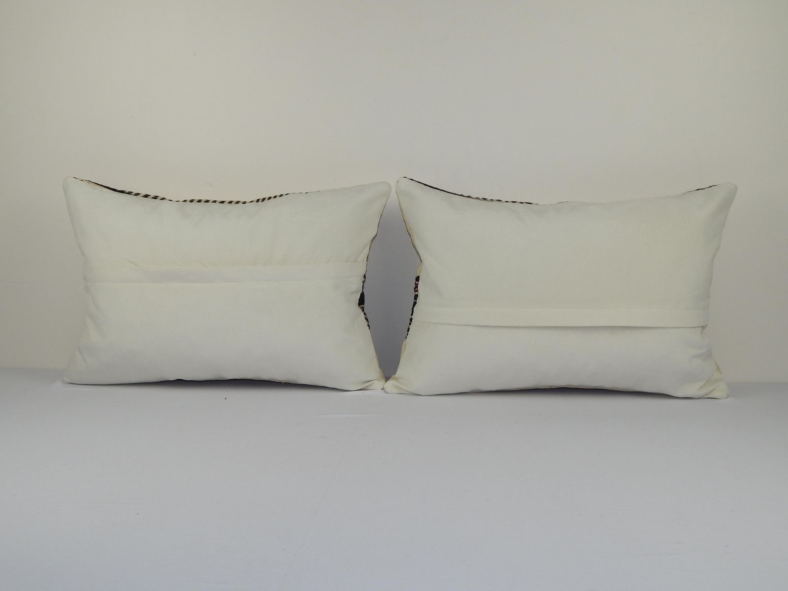 Striped Turkish Kilim Pillow Cover   A Pair photo 73.0