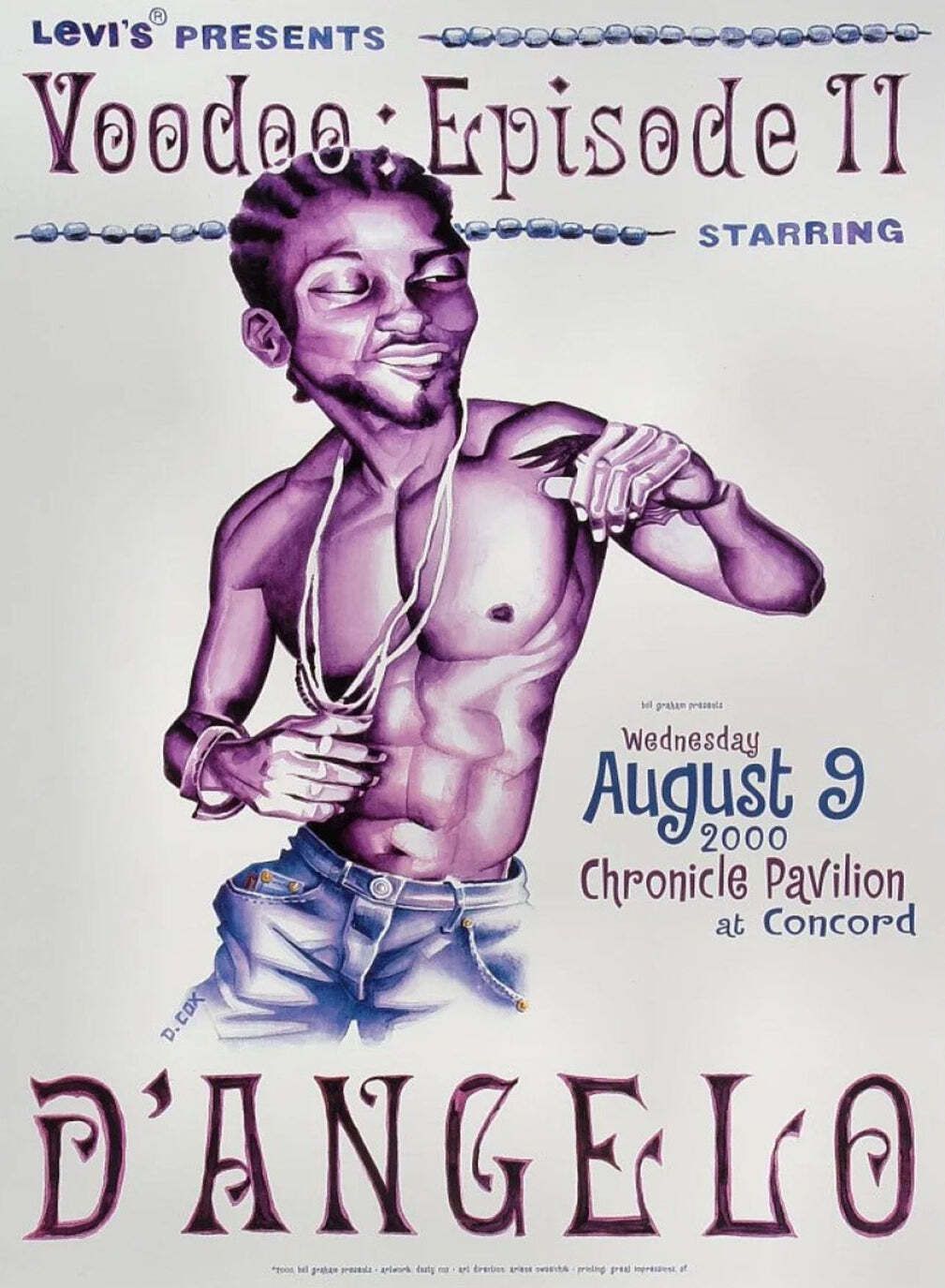 D'angelo   Voodoo Episode II " Original Vintage Poster"