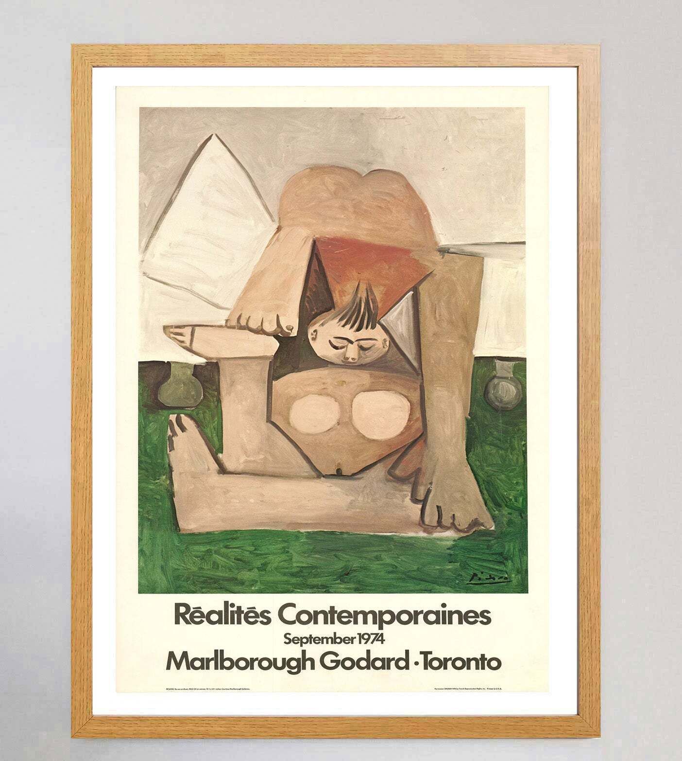 Pablo Picasso   Marlborough Godard Toronto" Original Vintage Poster" photo Art