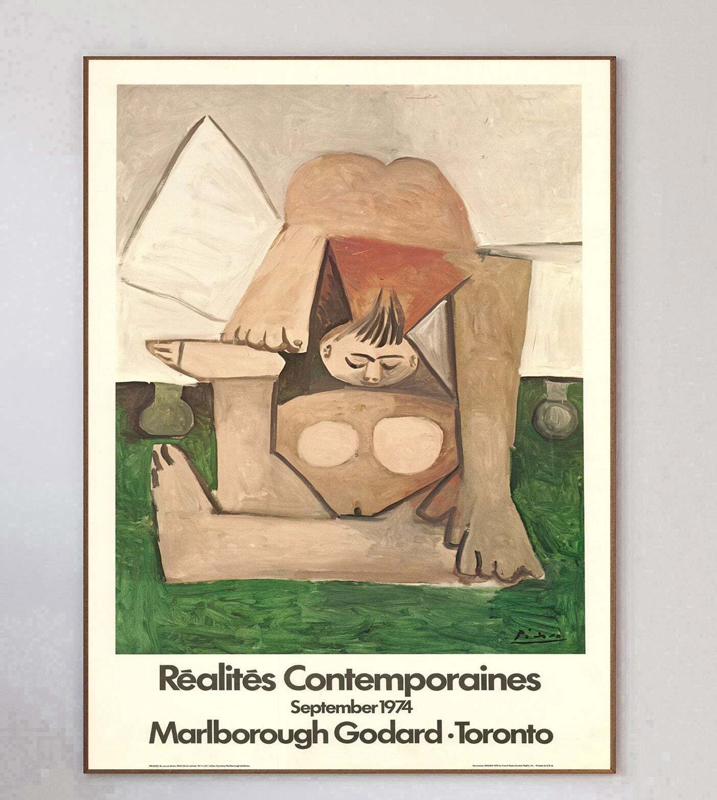 Pablo Picasso   Marlborough Godard Toronto" Original Vintage Poster" photo 765.0