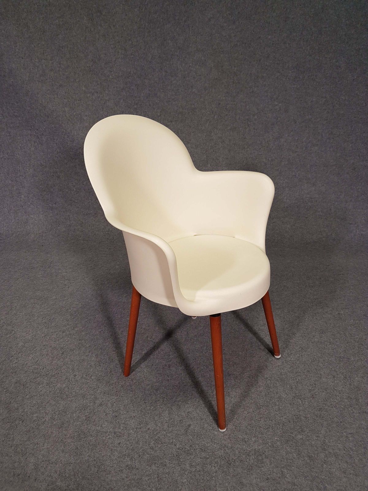 Set 6 Sintesi Gogo Chairs With Wooden Legs By Marcello Ziliani, 1990s photo for sale