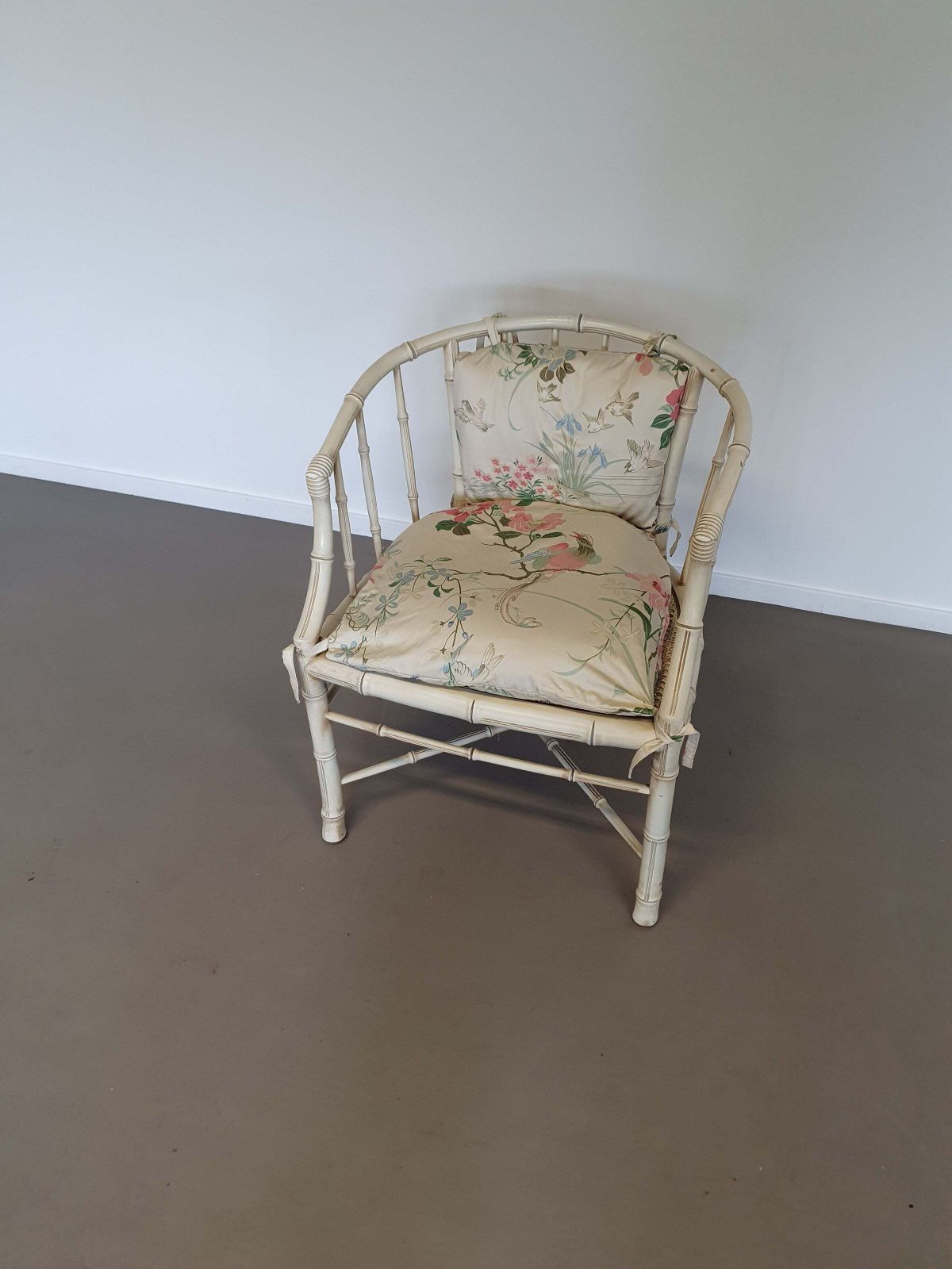 photo furniture Faux Bamboo Armchair 70s