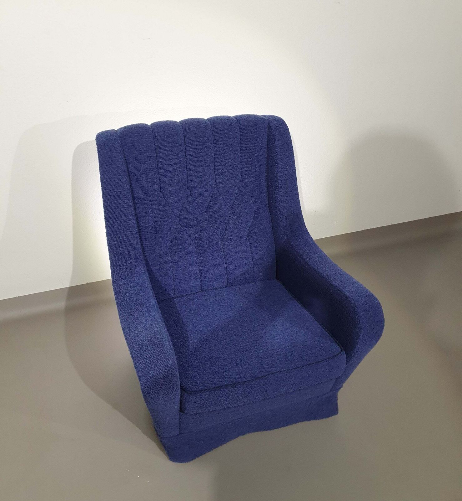 photo buy Graceful Arm Chair / Wool Bouclé / 70's