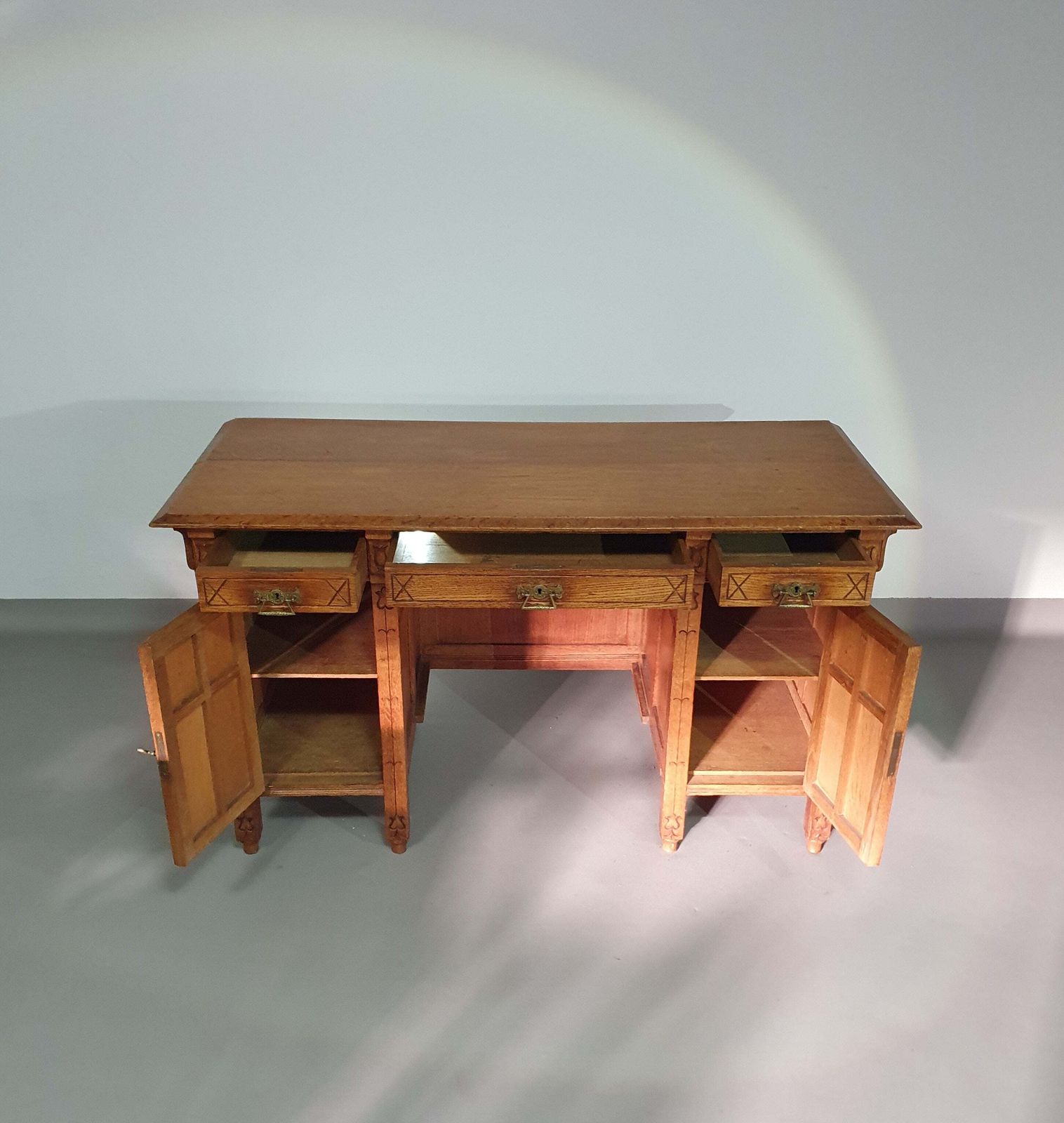 Art & Craft Desk Early 1920's Height 78 Width 135 Depth 60 Cm photo buy