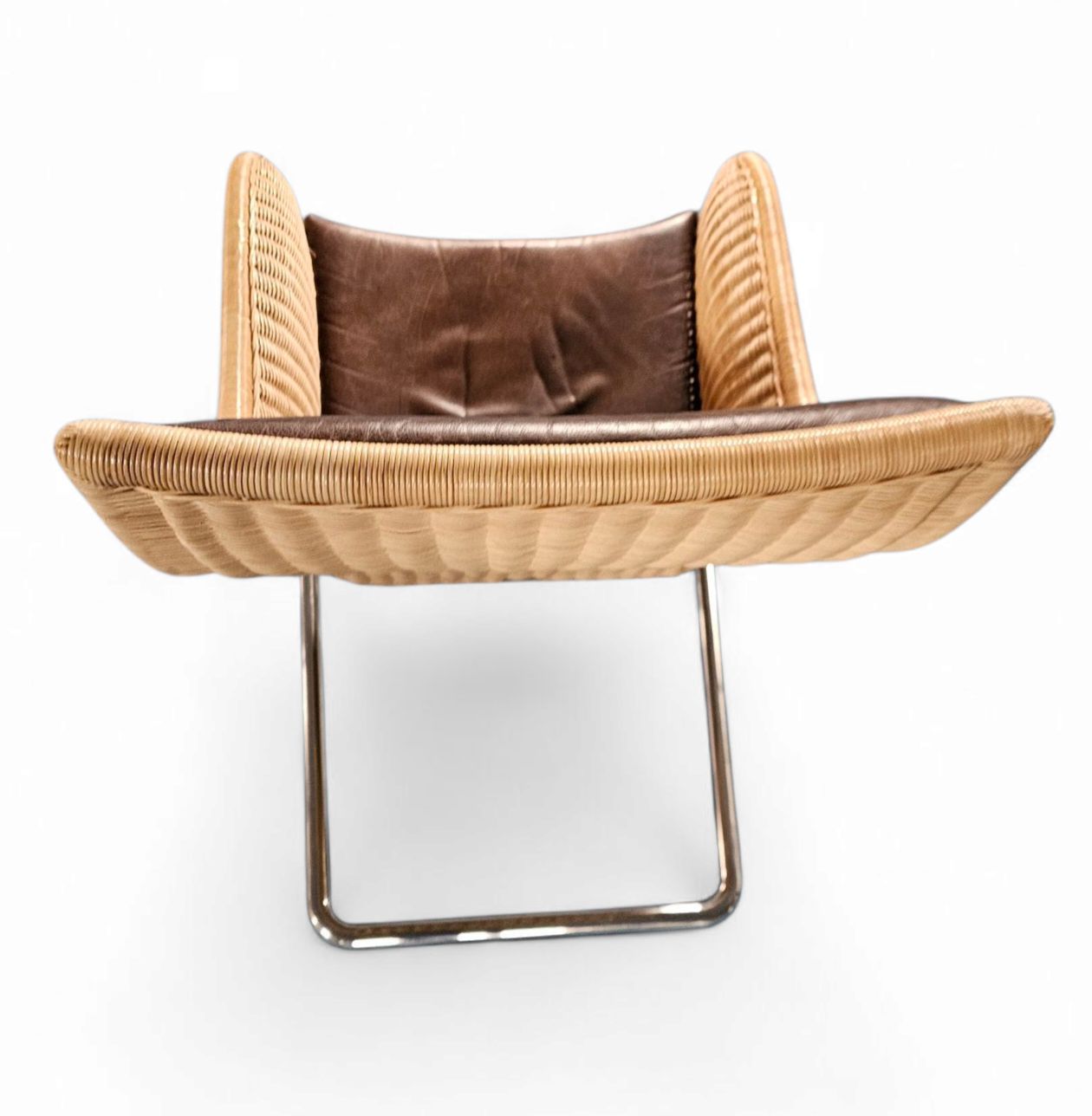 2 X Weighty Rattan Lounge Chair 1990s photo vinterior